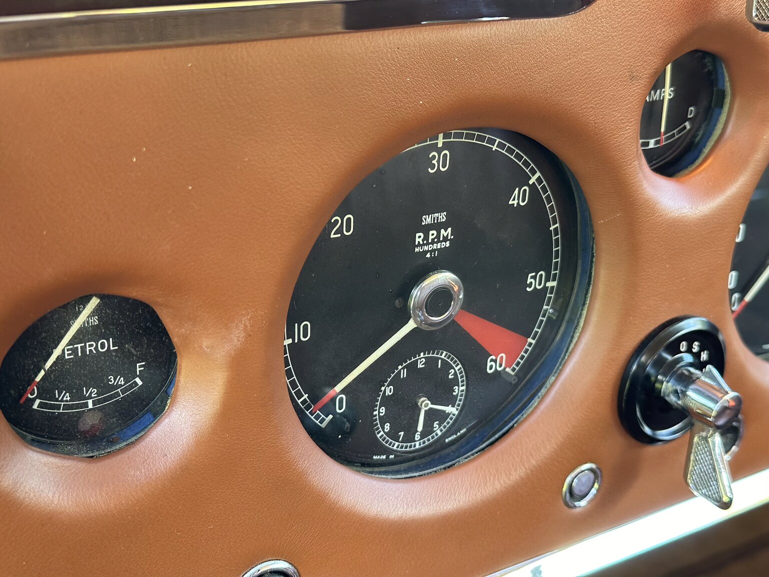 Interiörbild 1958 Jaguar XK150