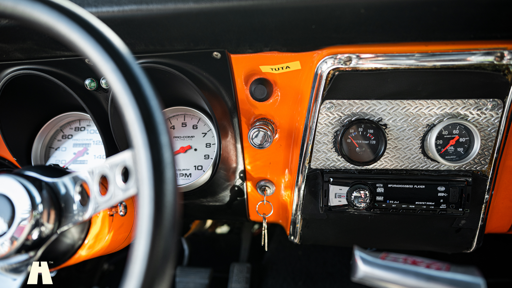 Interiörbild 1968 Chevrolet Camaro Resto