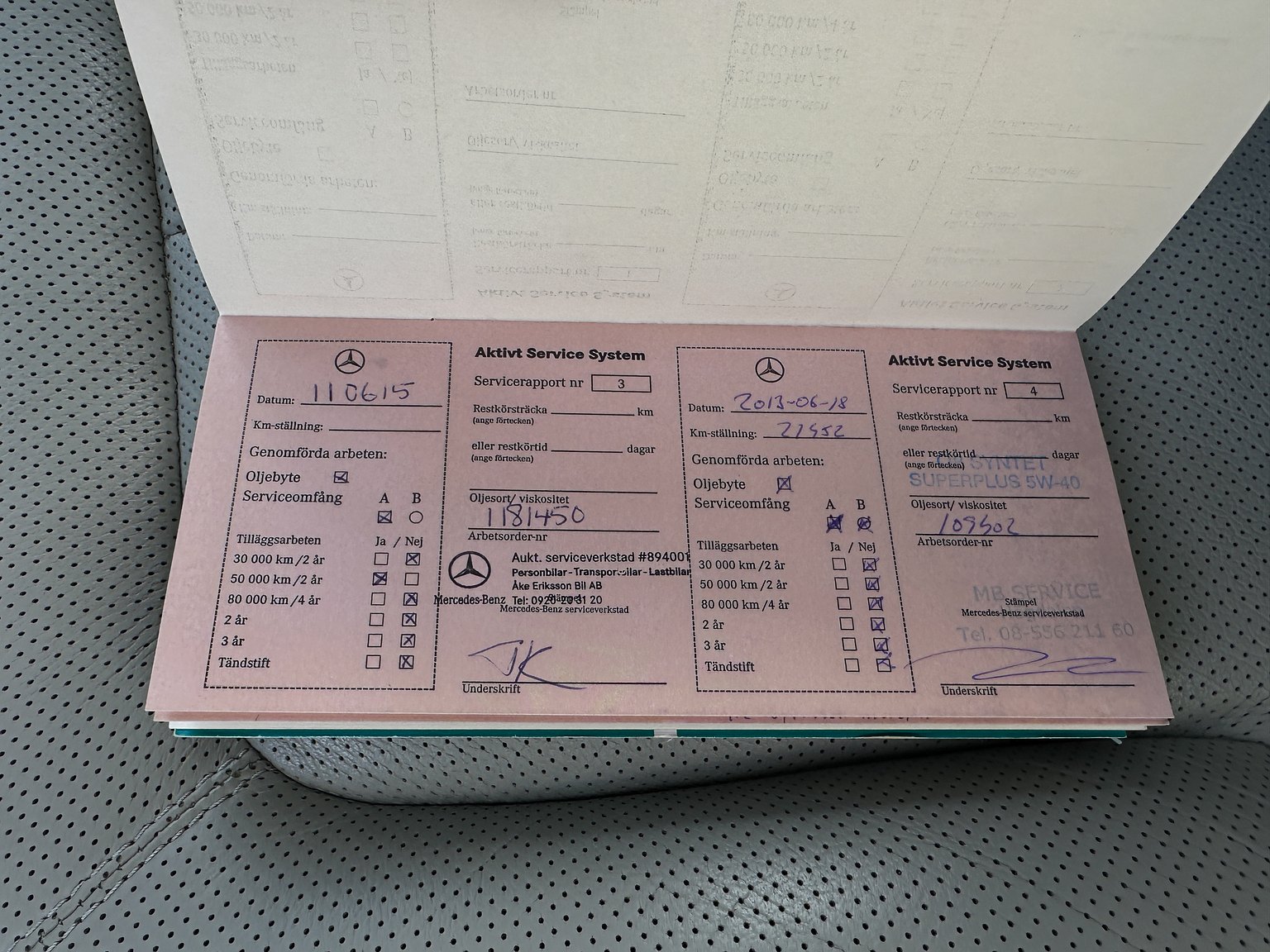 Dokumentation, 2000 Mercedes-Benz CL 500