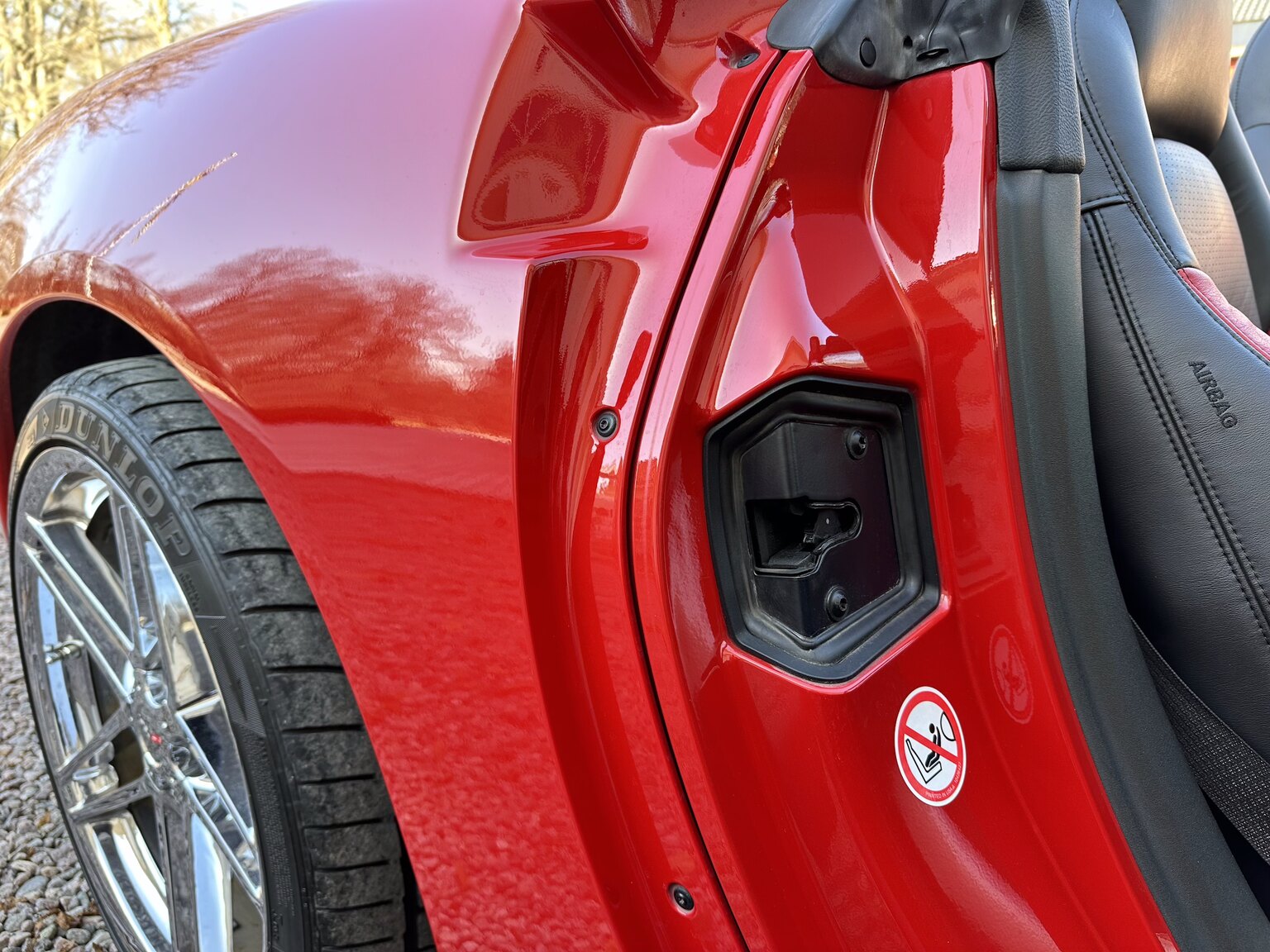 Interiörbild 2005 Corvette C6 Z51 Cabriolet