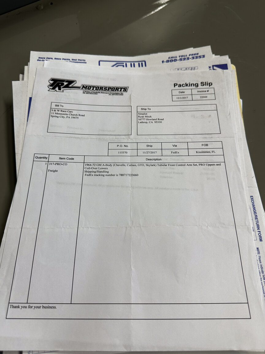 Documentation for 1968 Chevrolet Chevelle PRO Street (81)