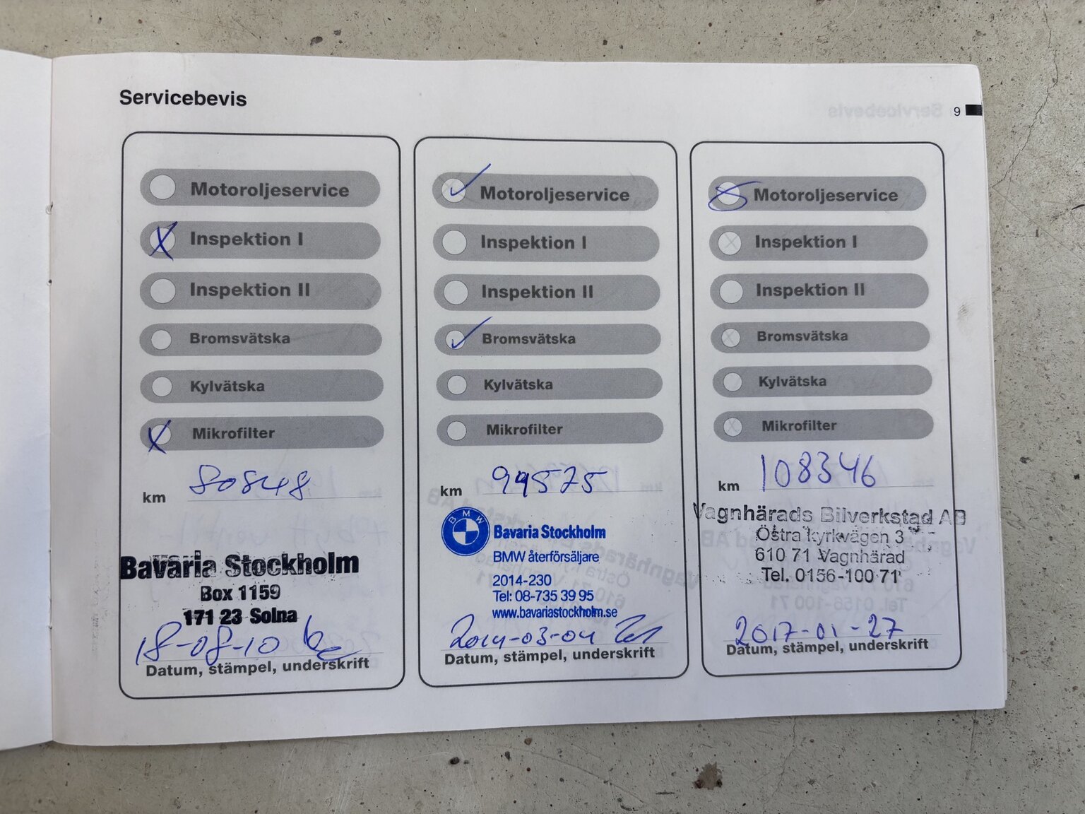 Dokumentation för 1996 BMW 728iA