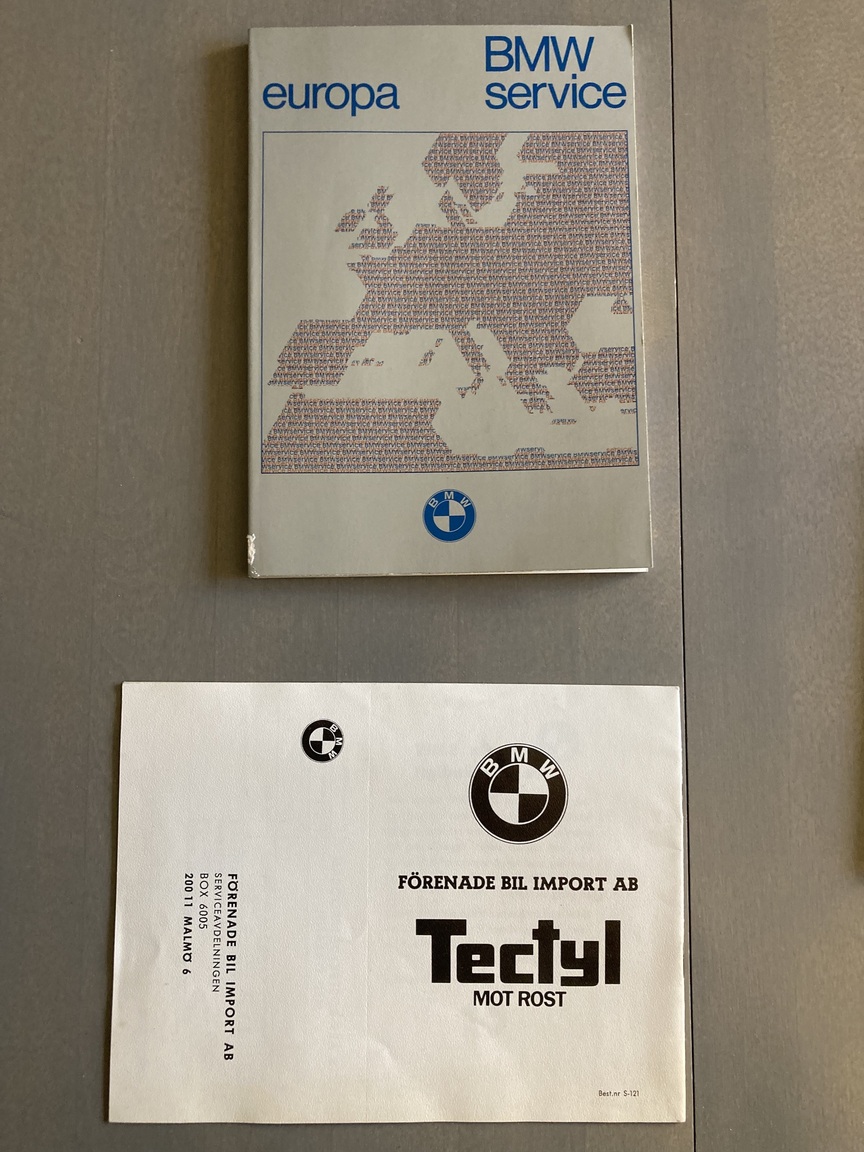 Dokumentation för 1977 BMW 518