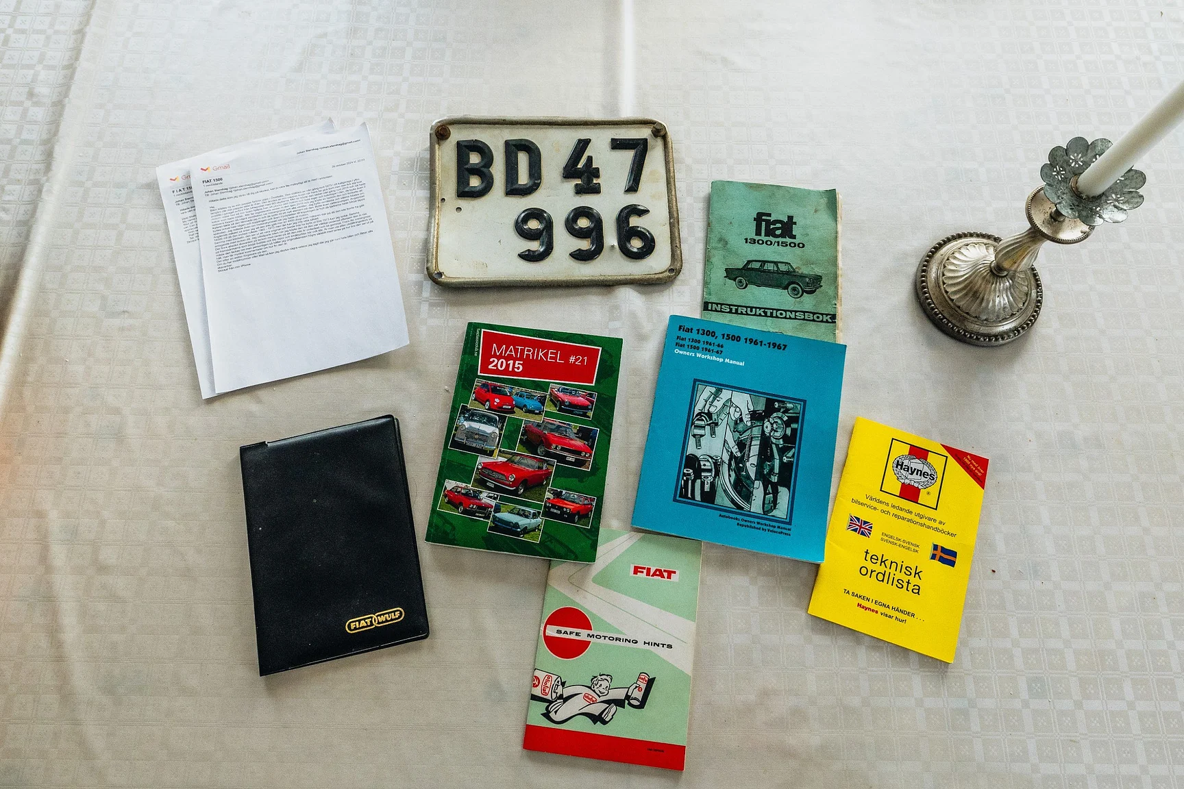 Documentation for 1965 FIAT 1500 De Luxe (1)
