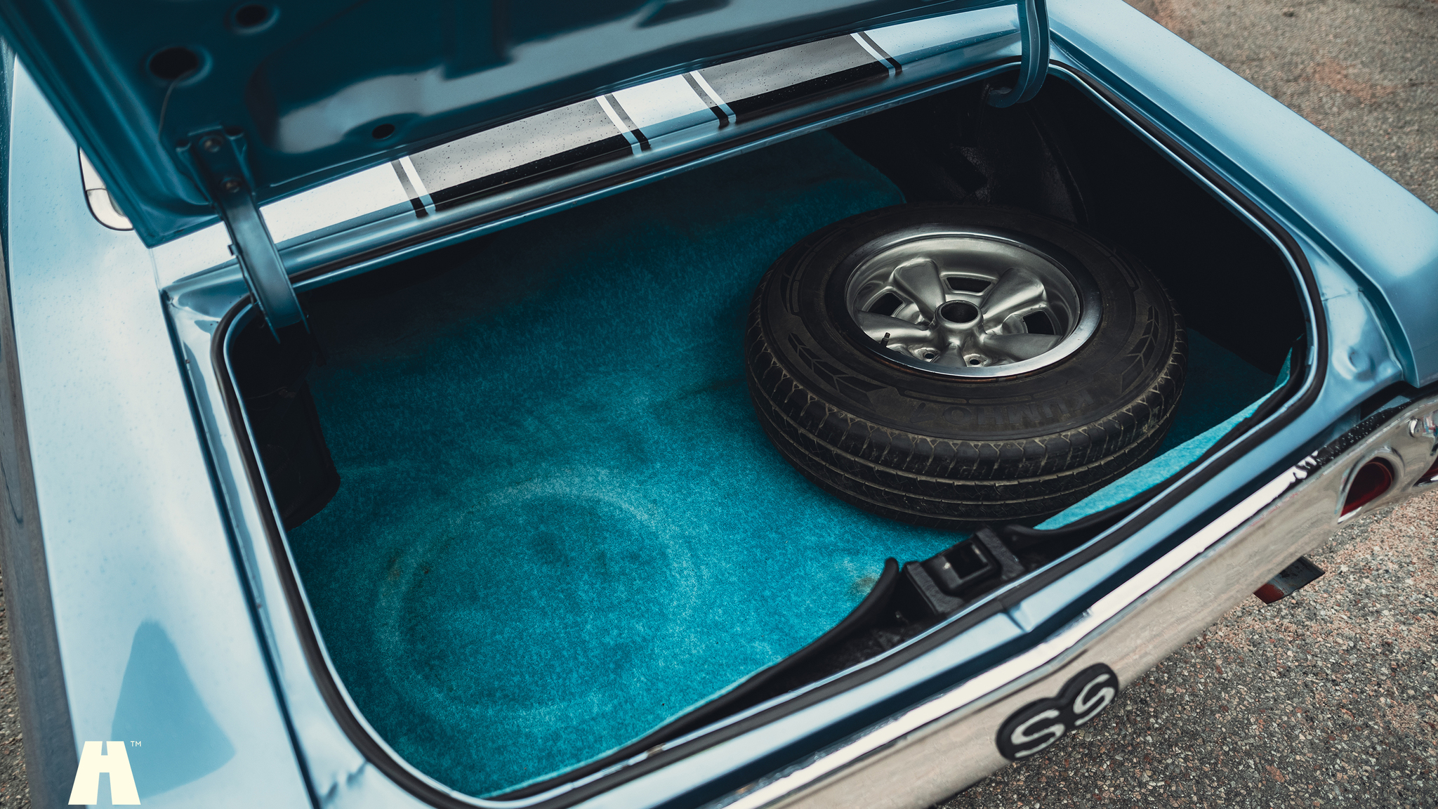 Interiörbild 1971 Chevrolet Chevelle SS 454