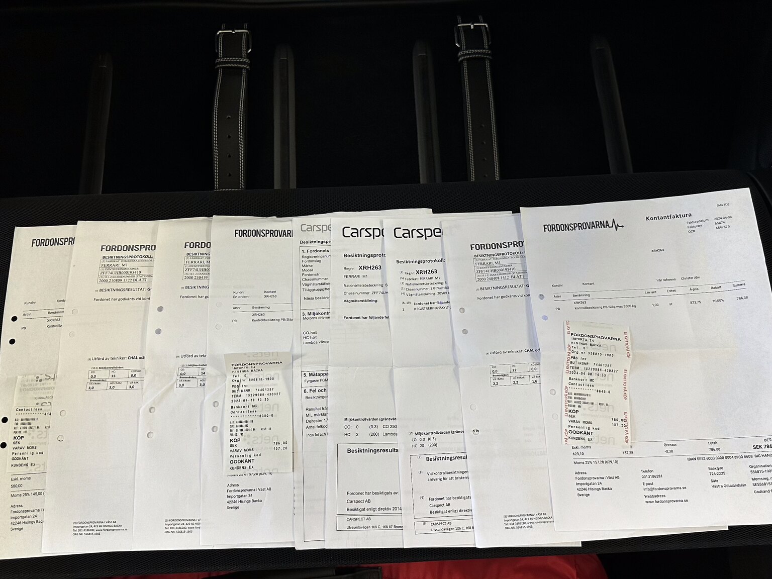 Dokumentation för 2013 Ferrari F12 Berlinetta