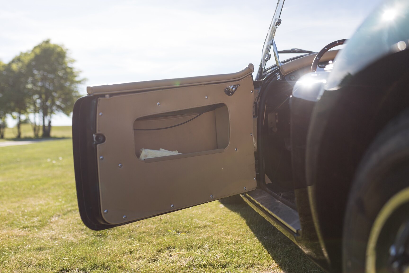 Interiörbild 1958 MG MGA 1500
