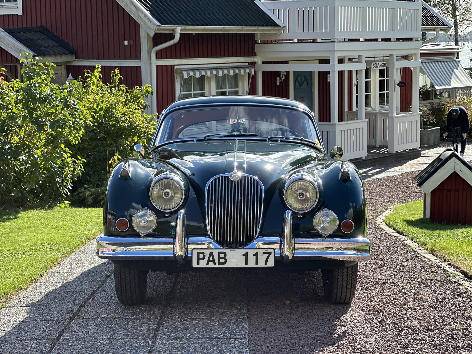 Exterior image of 1958 Jaguar XK150