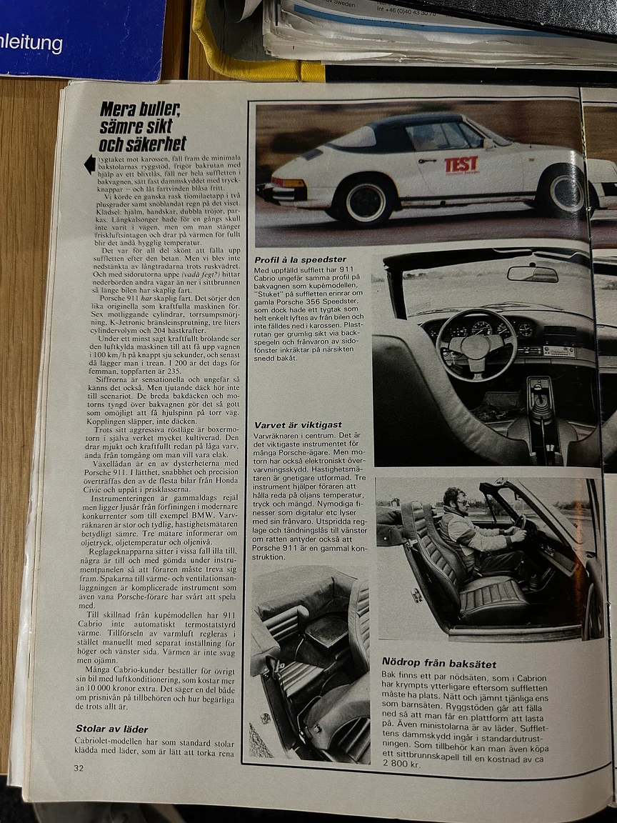 Documentation for 1983 Porsche 911 SC (2)
