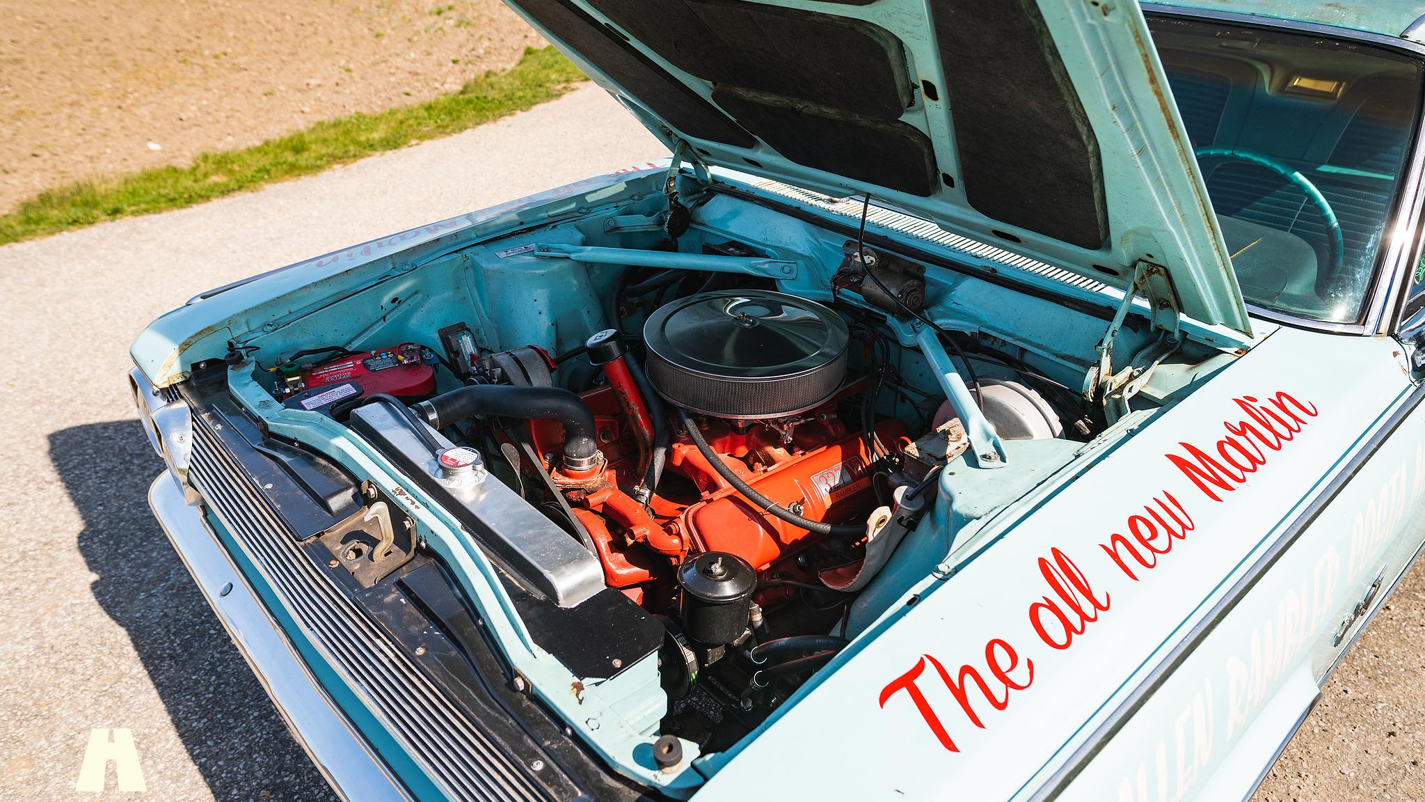 Image of 1965 AMC Rambler Marlin 327 CUI 5.4 V8 mechanics