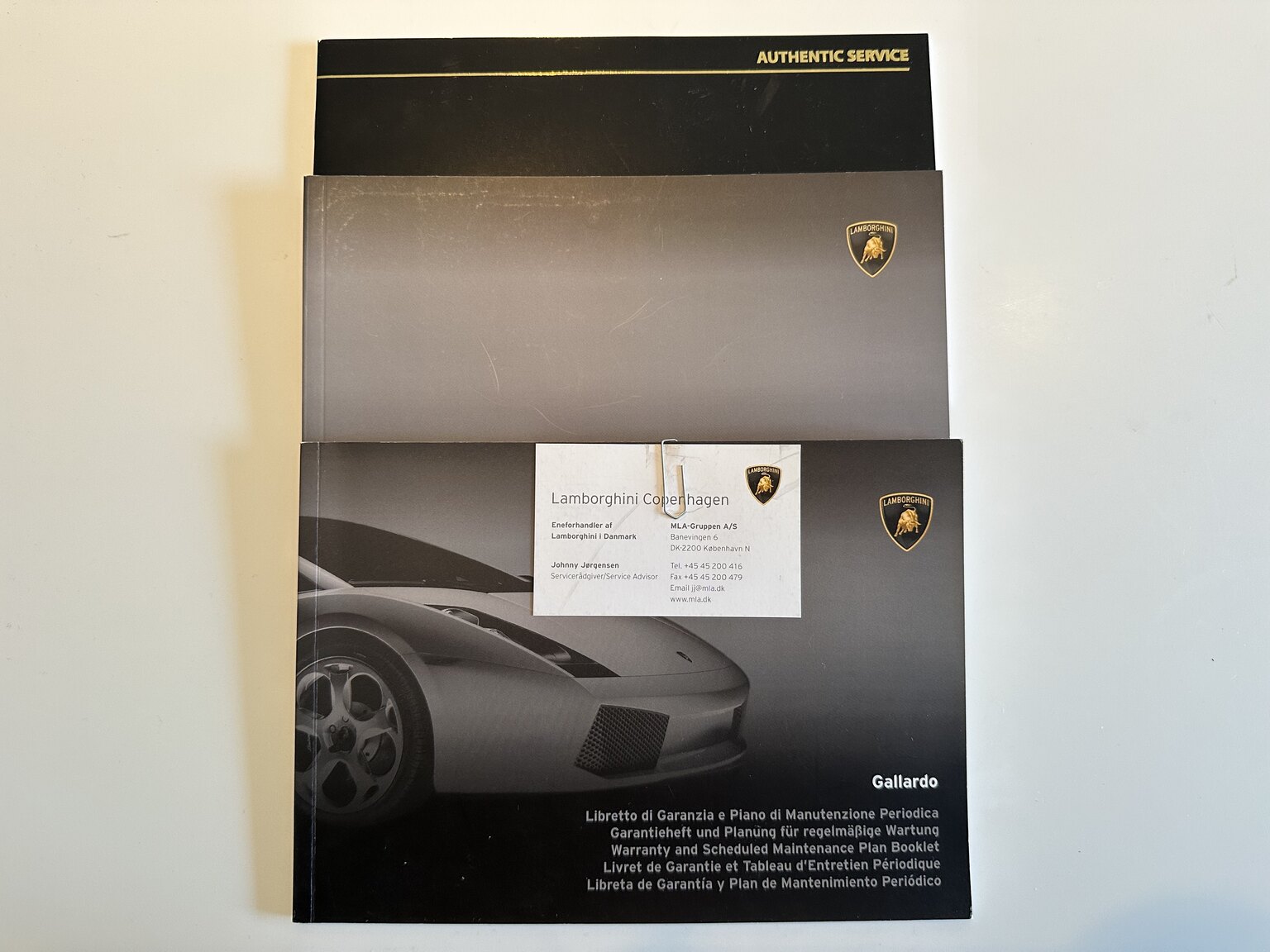 Dokumentation för 2006 Lamborghini Gallardo SE