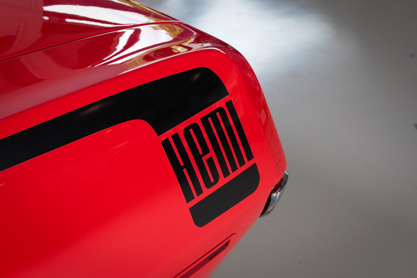 Exteriörbild på 1970 Plymouth Hemi Cuda