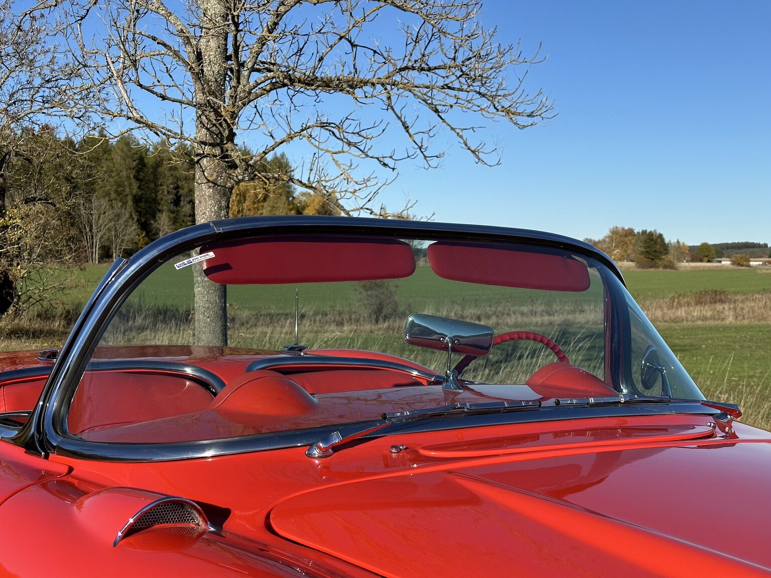 Exteriörbild på 1956 Chevrolet Corvette 