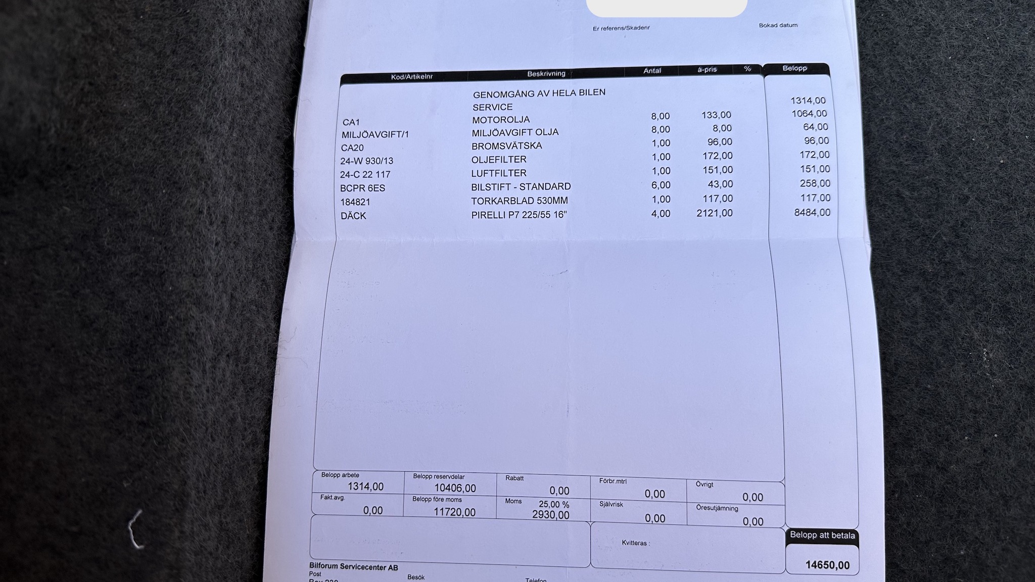 Dokumentation för 1997 Jaguar XJ 4.0 Executive