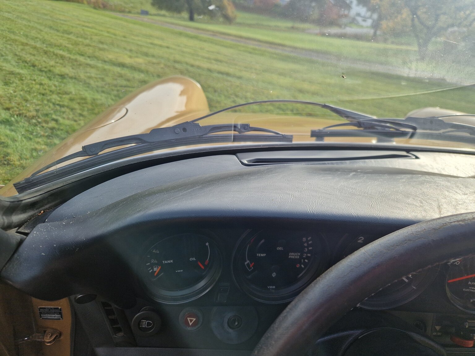 Interiörbild 1979 Porsche 911 SC Targa