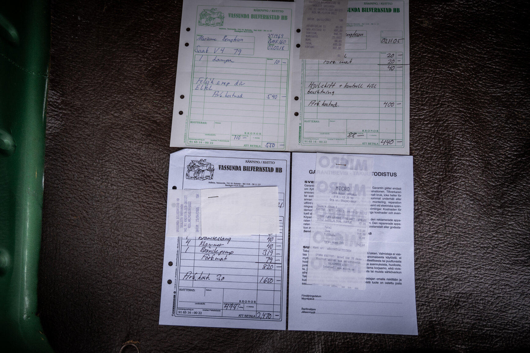 Dokumentation, 1979 Saab 96 GL