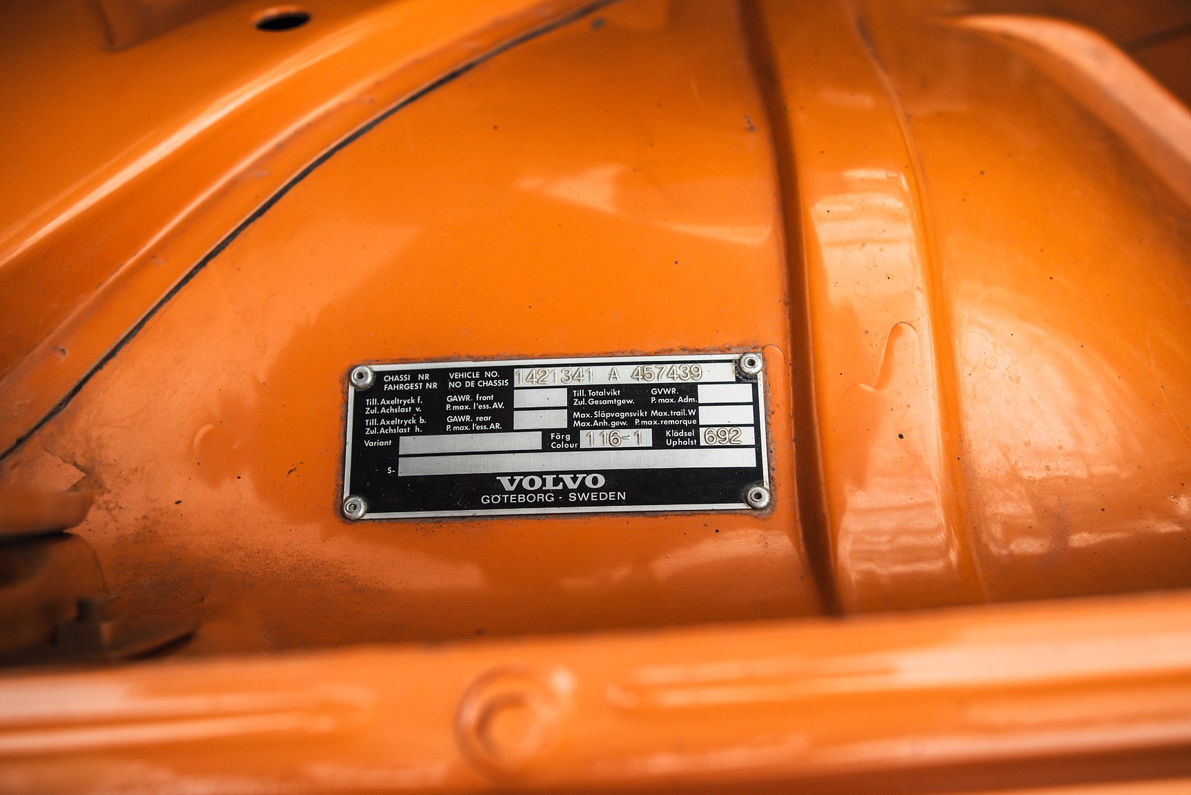 Image of 1974 Volvo 142 2.0 mechanics