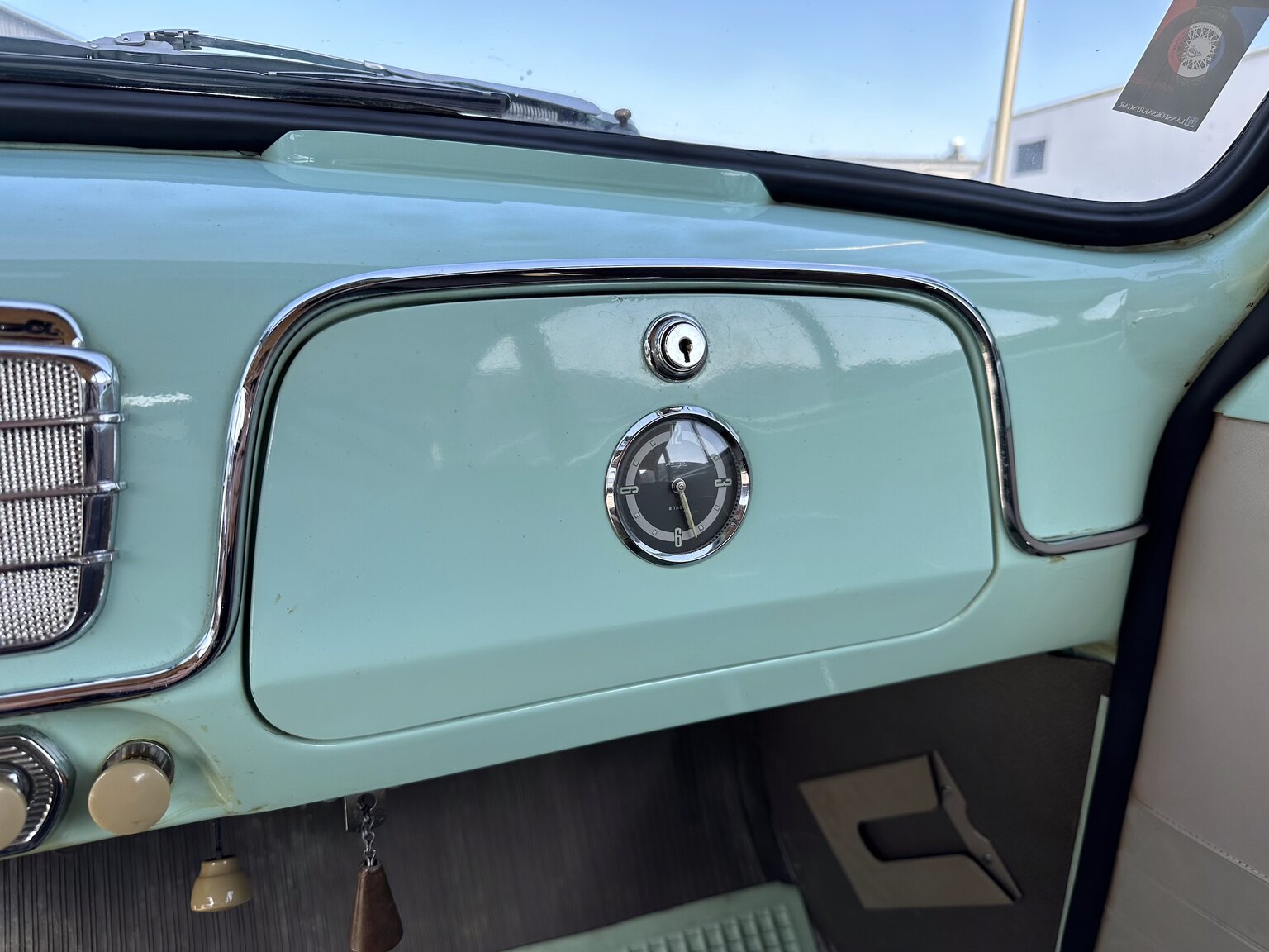 Interiörbild 1956 Opel Olympia Rekord