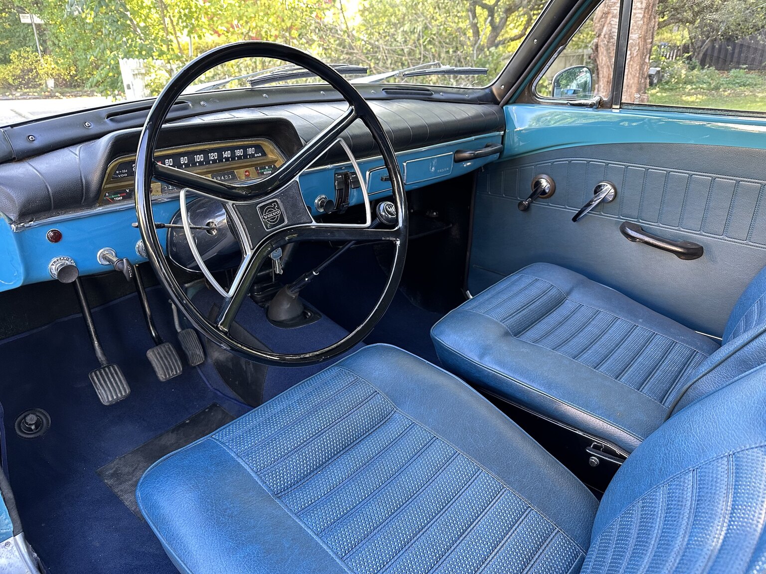 Interiörbild 1970 Volvo Amazon 121