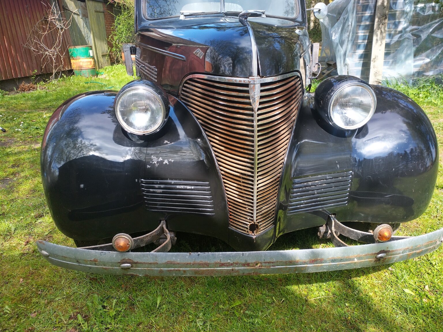Exteriörbild på 1939 Chevrolet Master De Luxe Sedan Sport