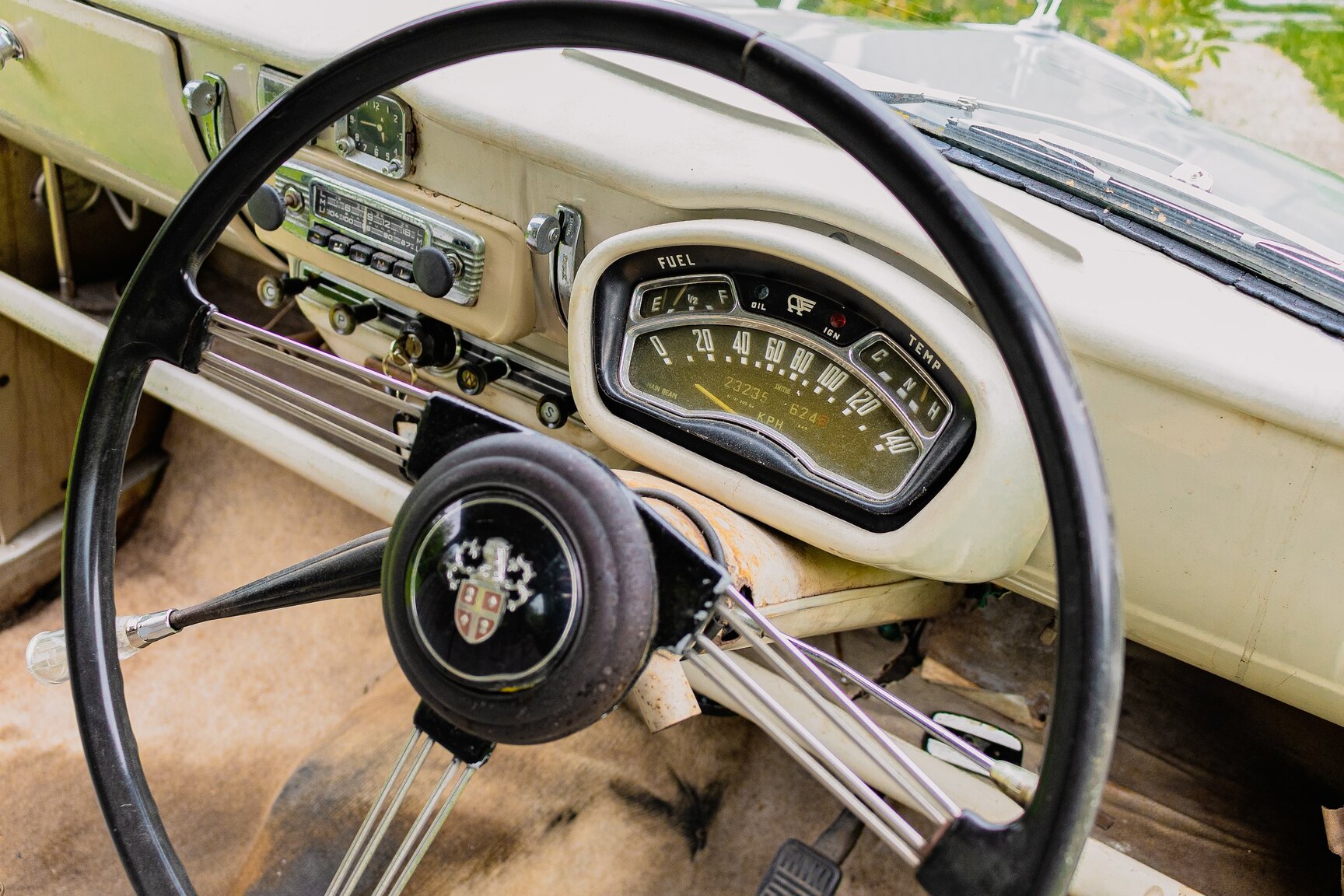 Interior image of 1955 Austin A50