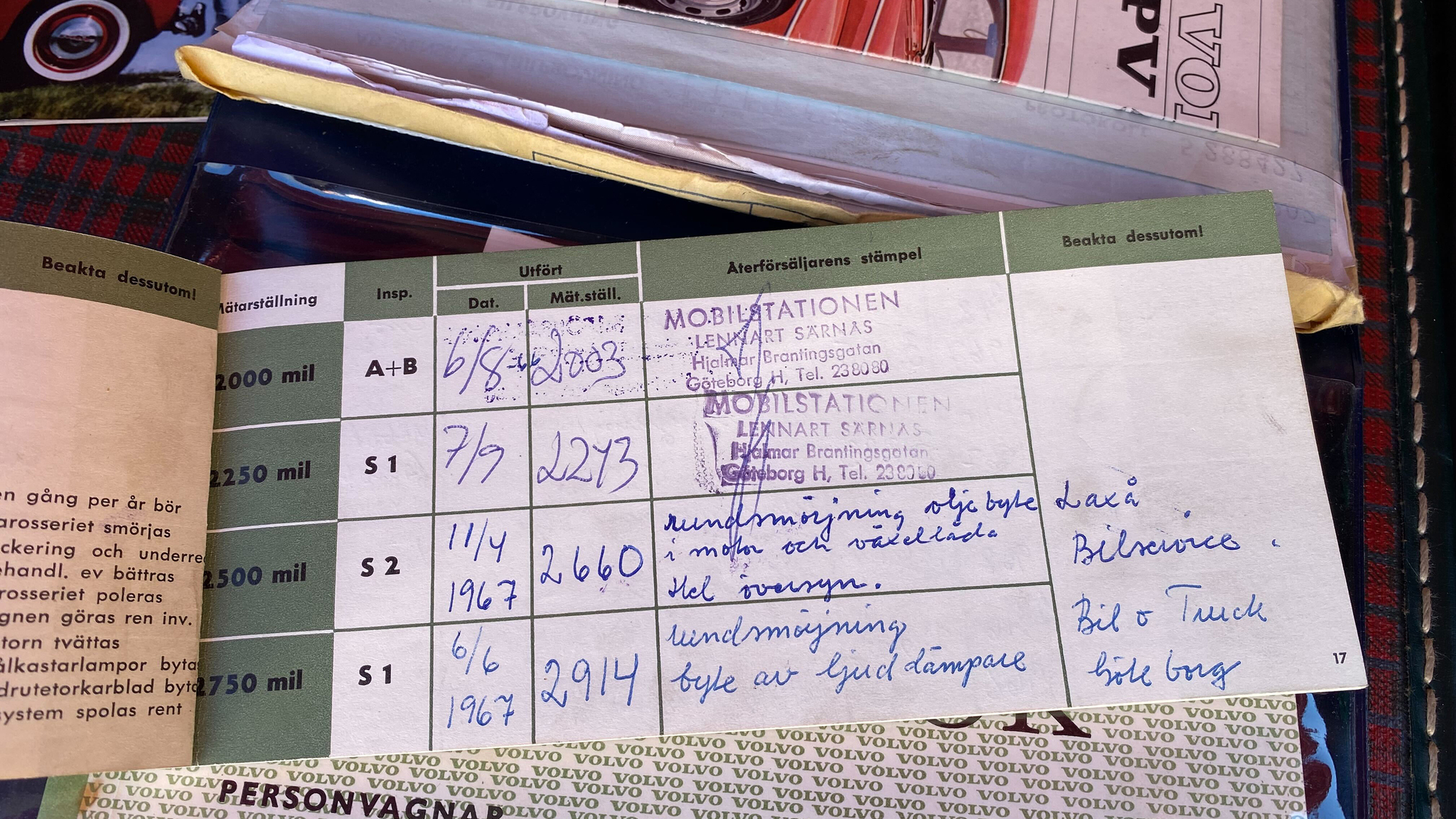 Documentation for 1965 Volvo PV 544 Sport (6)