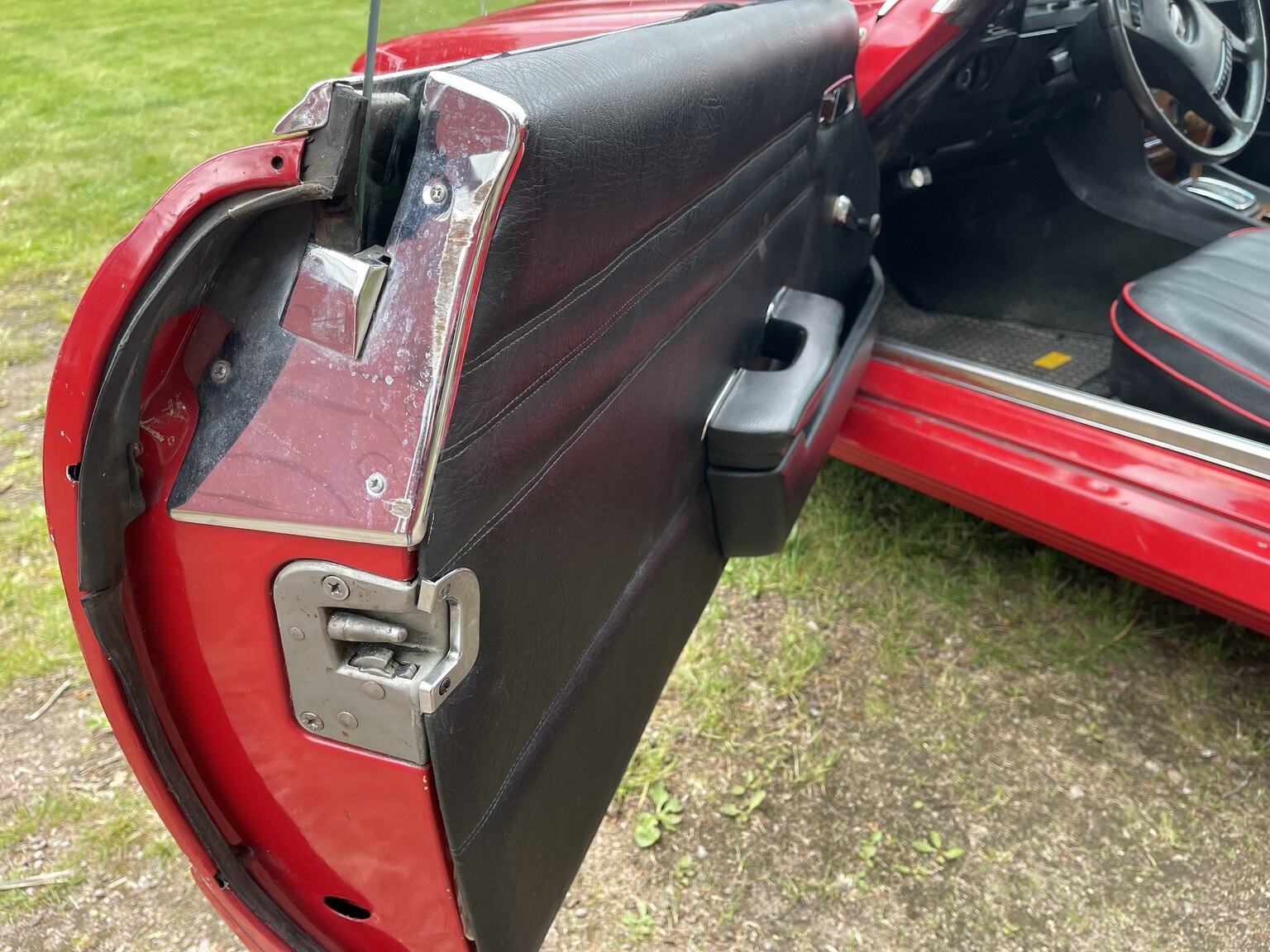 Interiörbild 1973 Mercedes 350 SLC