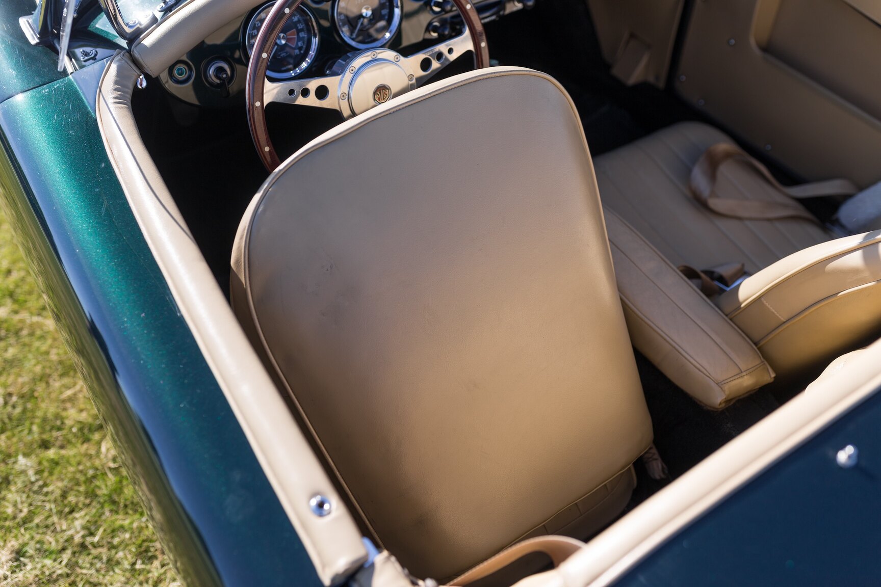 Interiörbild 1958 MG MGA 1500