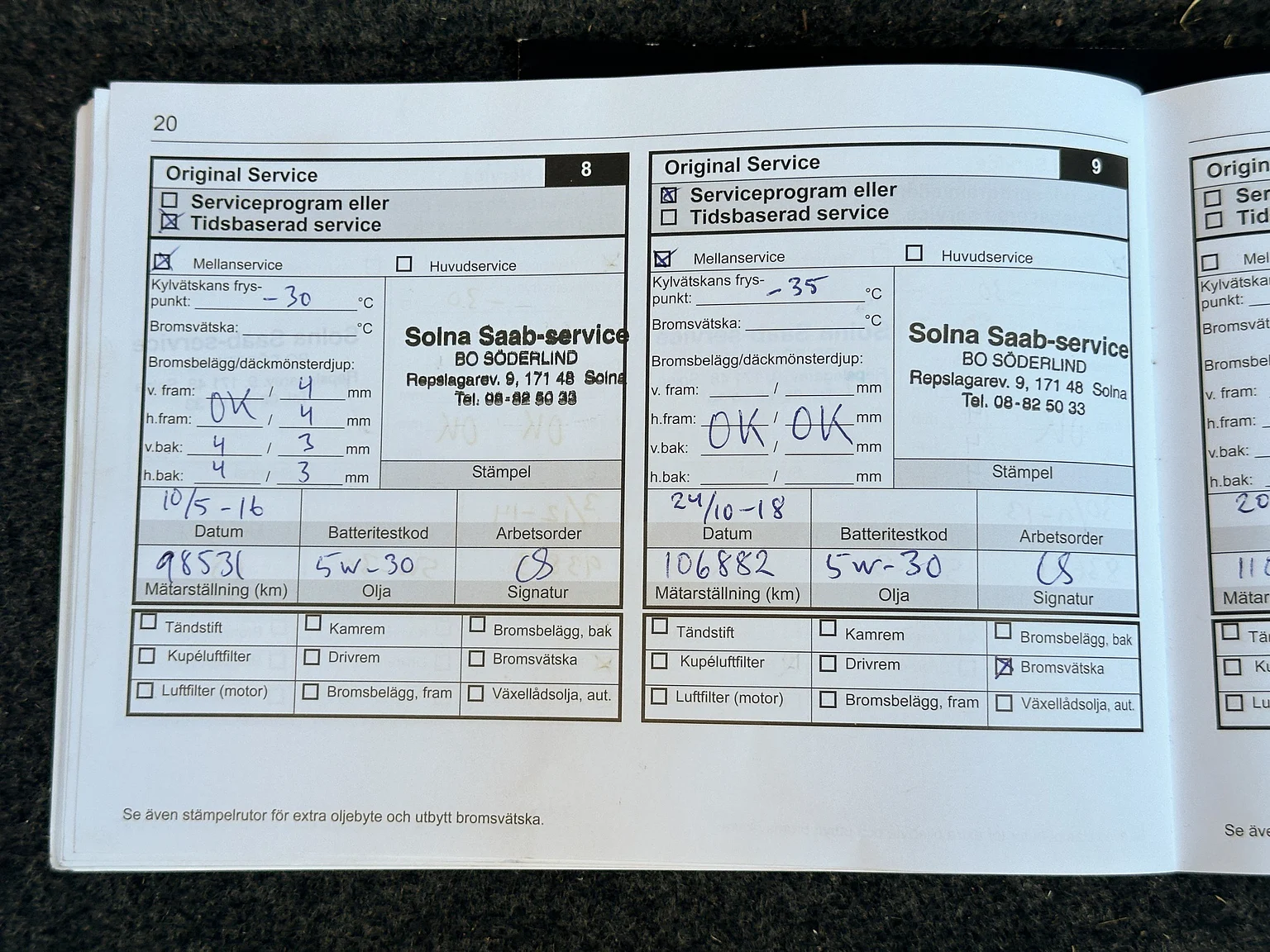 Dokumentation, 2008 SAAB 9-3 Vector 2.0T Cabriolet (14)
