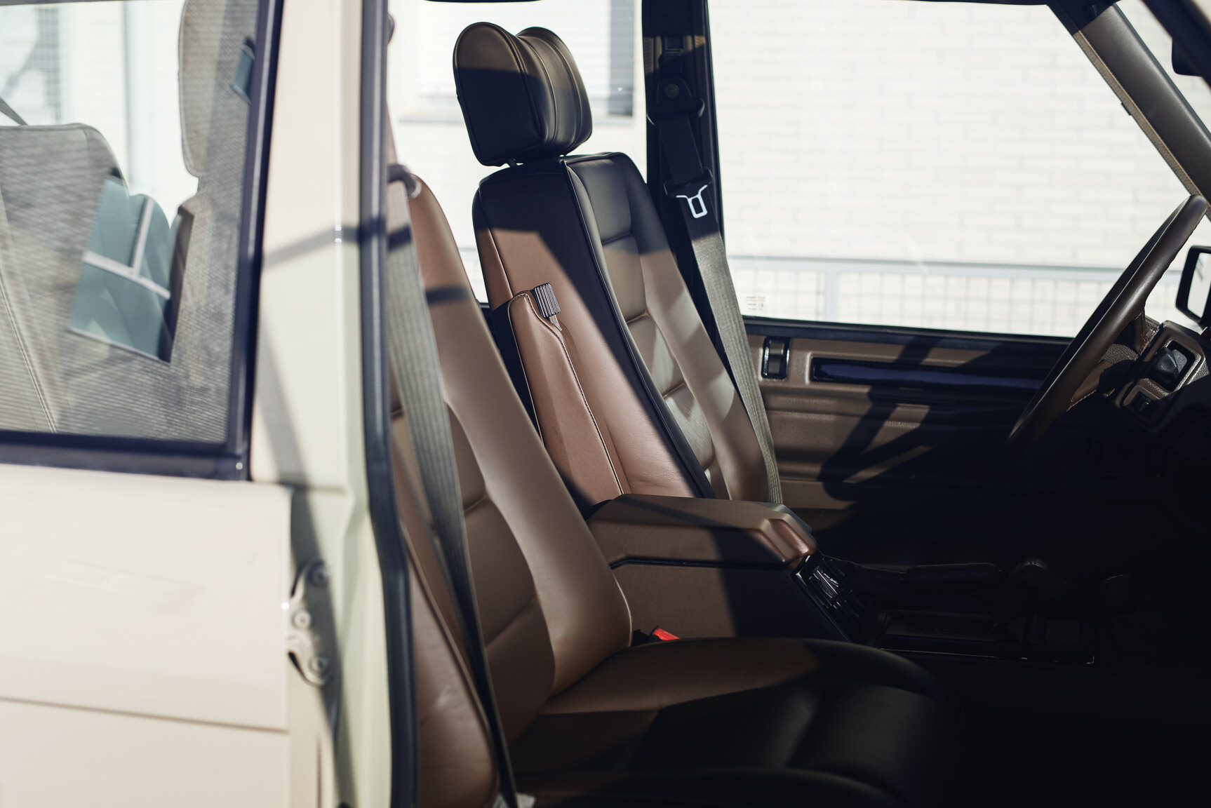 Innenraumfoto von 1991 Range Rover Restomod