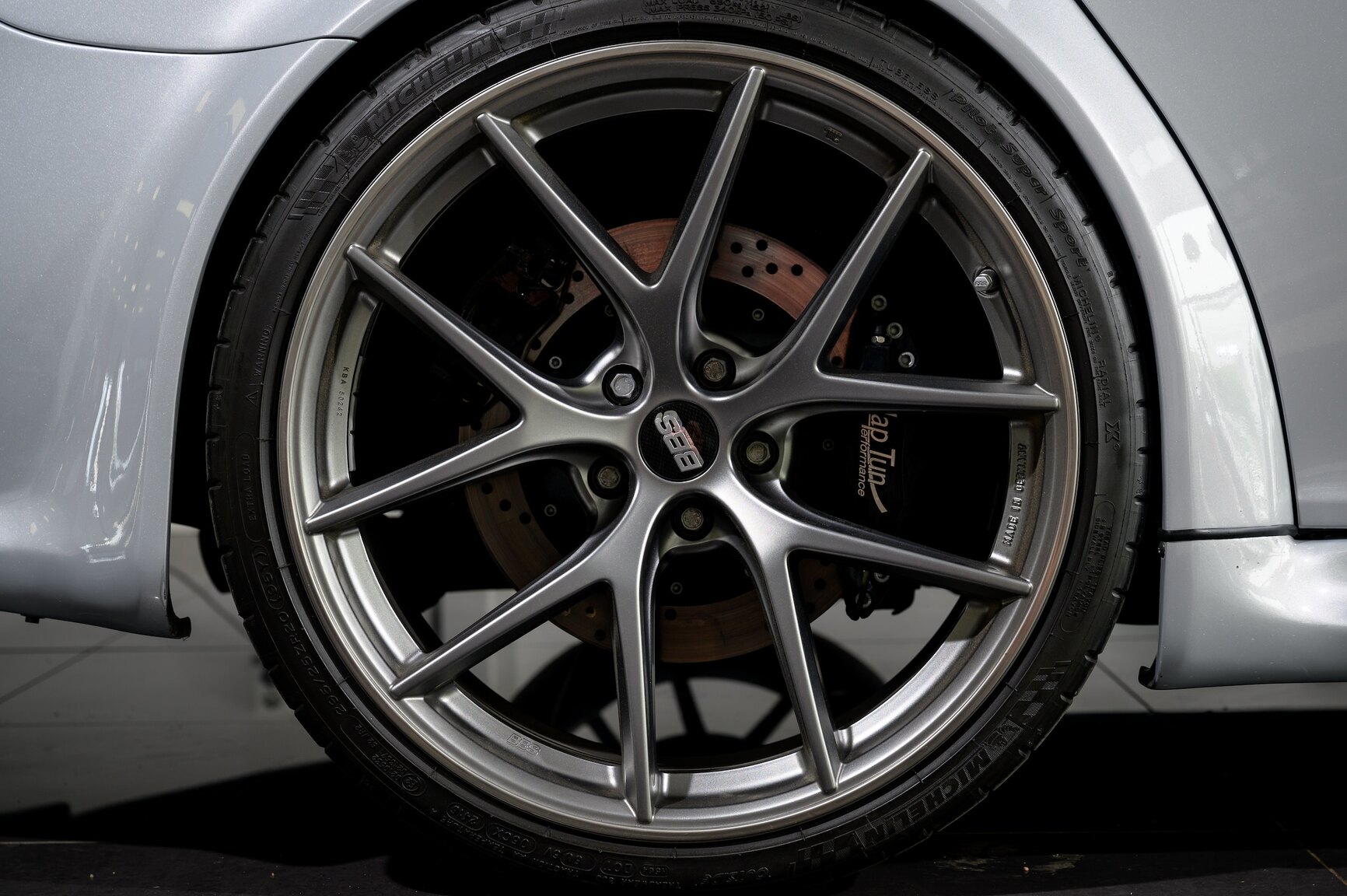 Exterior image of 2008 SAAB 9-3 Aero SportSedan Silver Beast SFRO