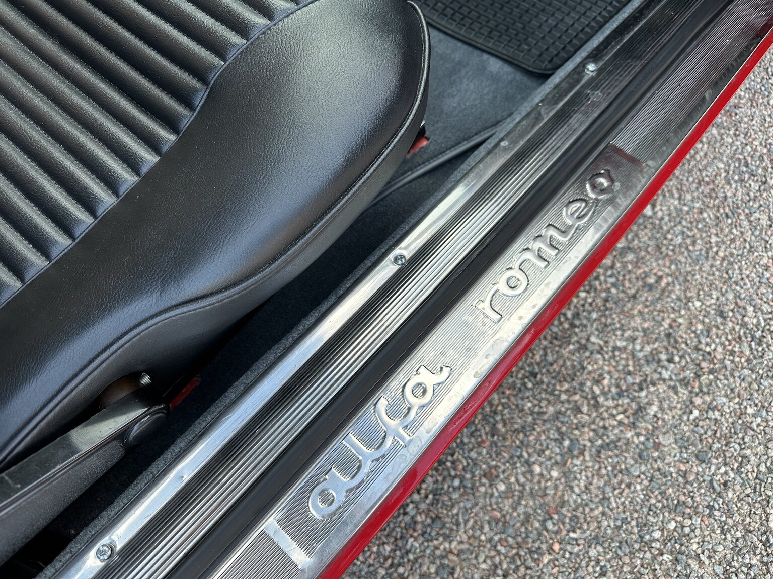 Interiörbild 1972 Alfa Romeo 2000 GTV Bertone Coupé