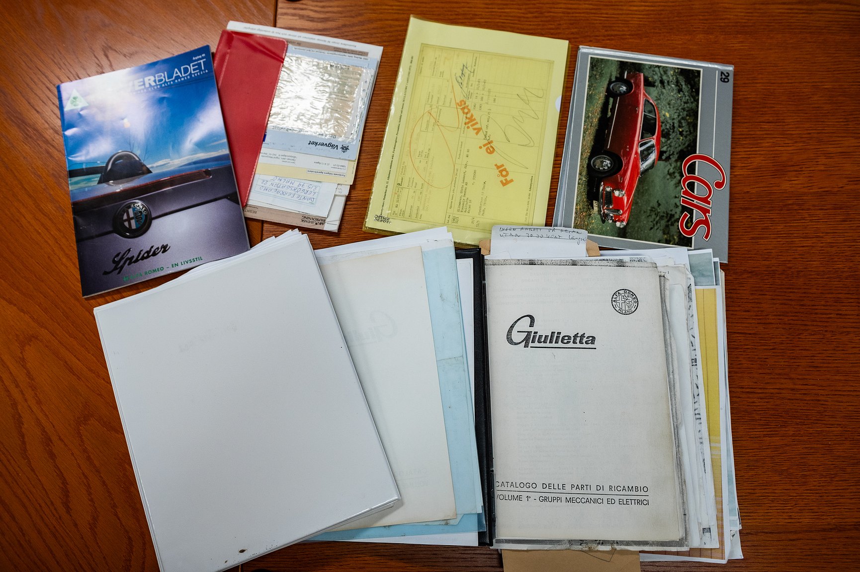 Documentation for 1962 Alfa Romeo Giulia Sprint 1600