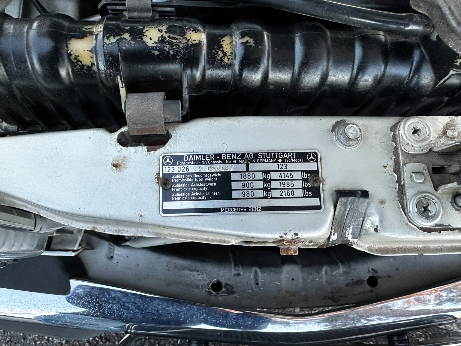 Image of 1978 Mercedes-Benz 250 mechanics