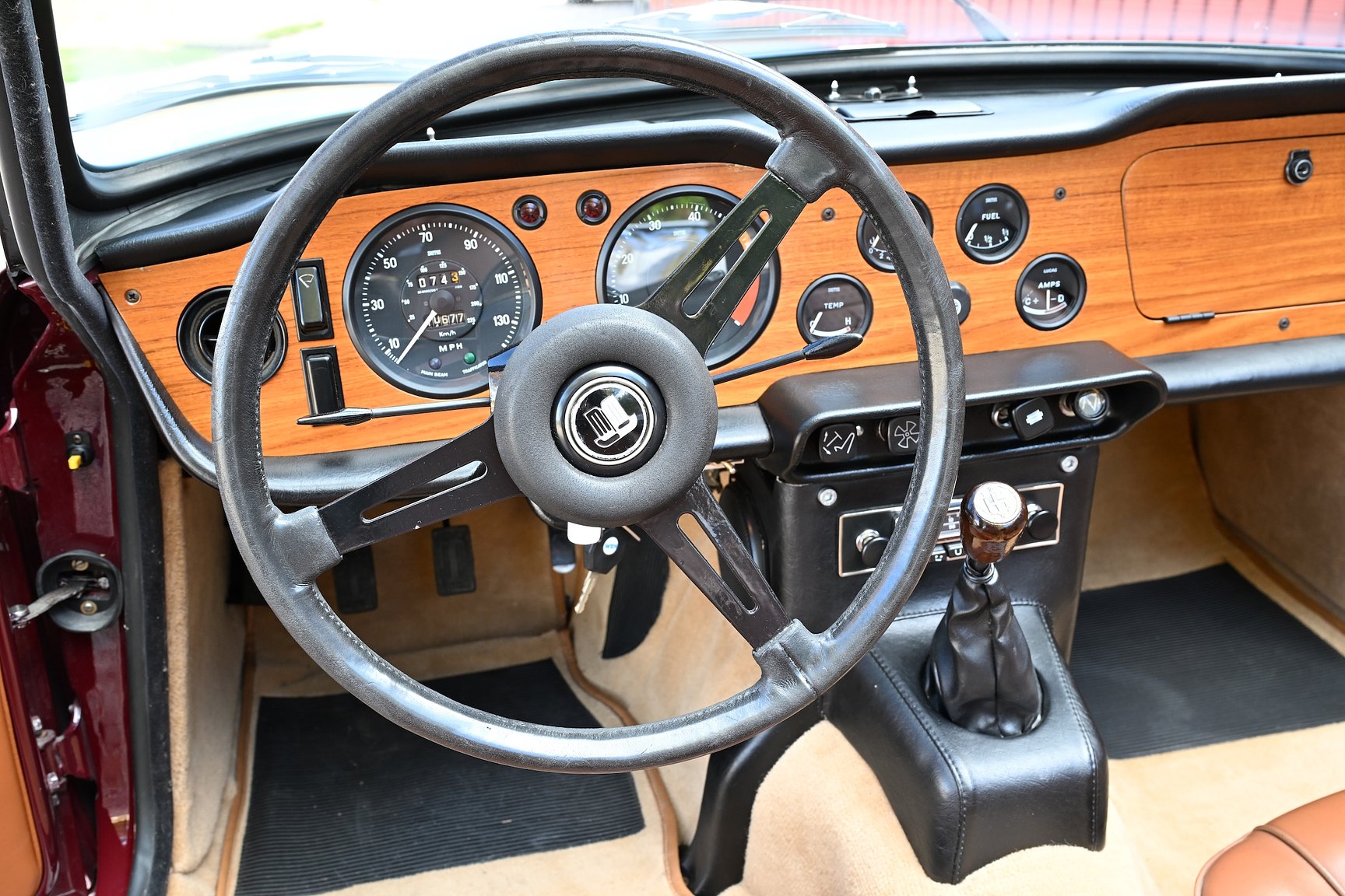 Interior image of 1971 Triumph TR6