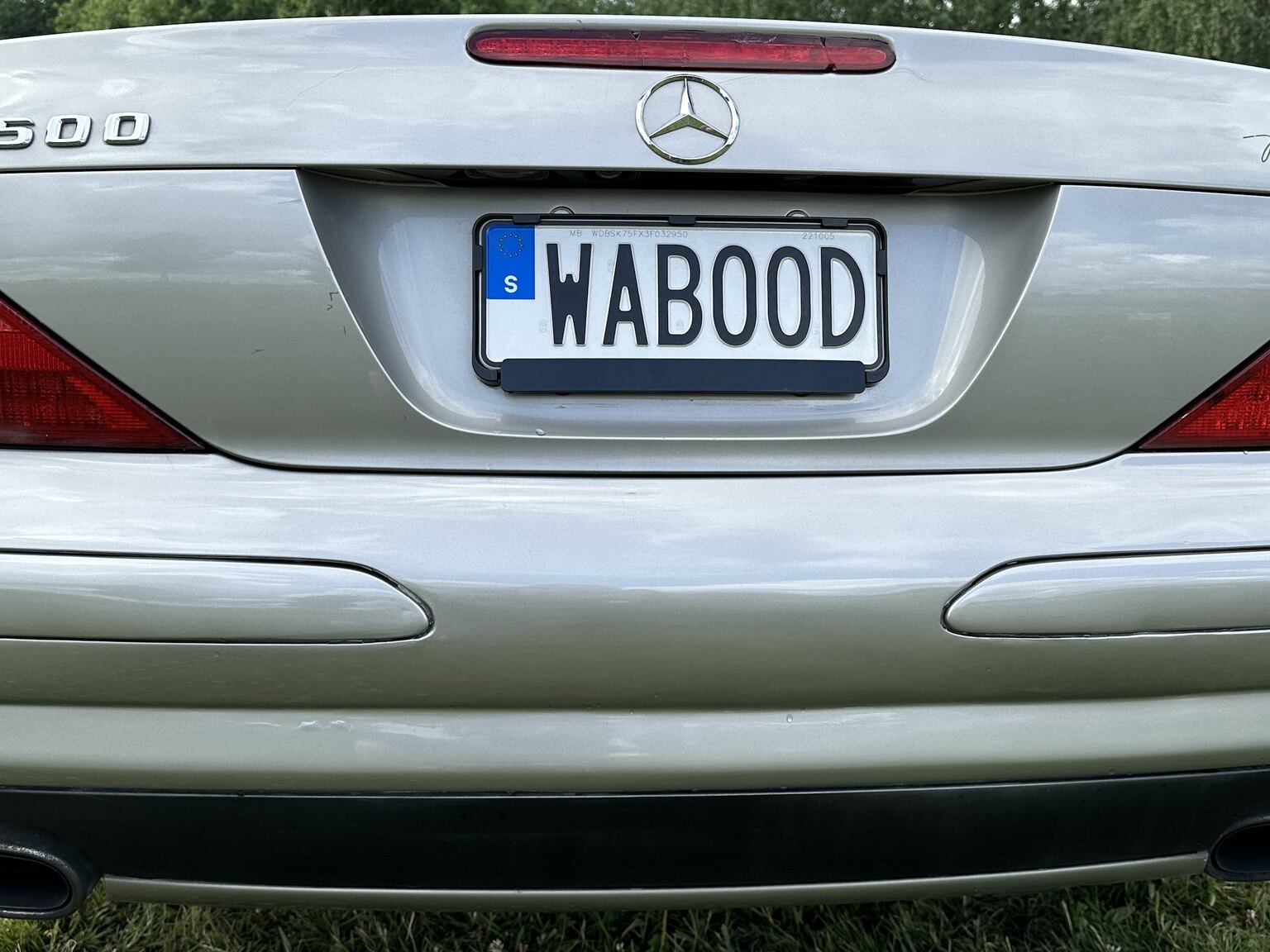 Exteriörbild på 2003 Mercedes Benz SL 500