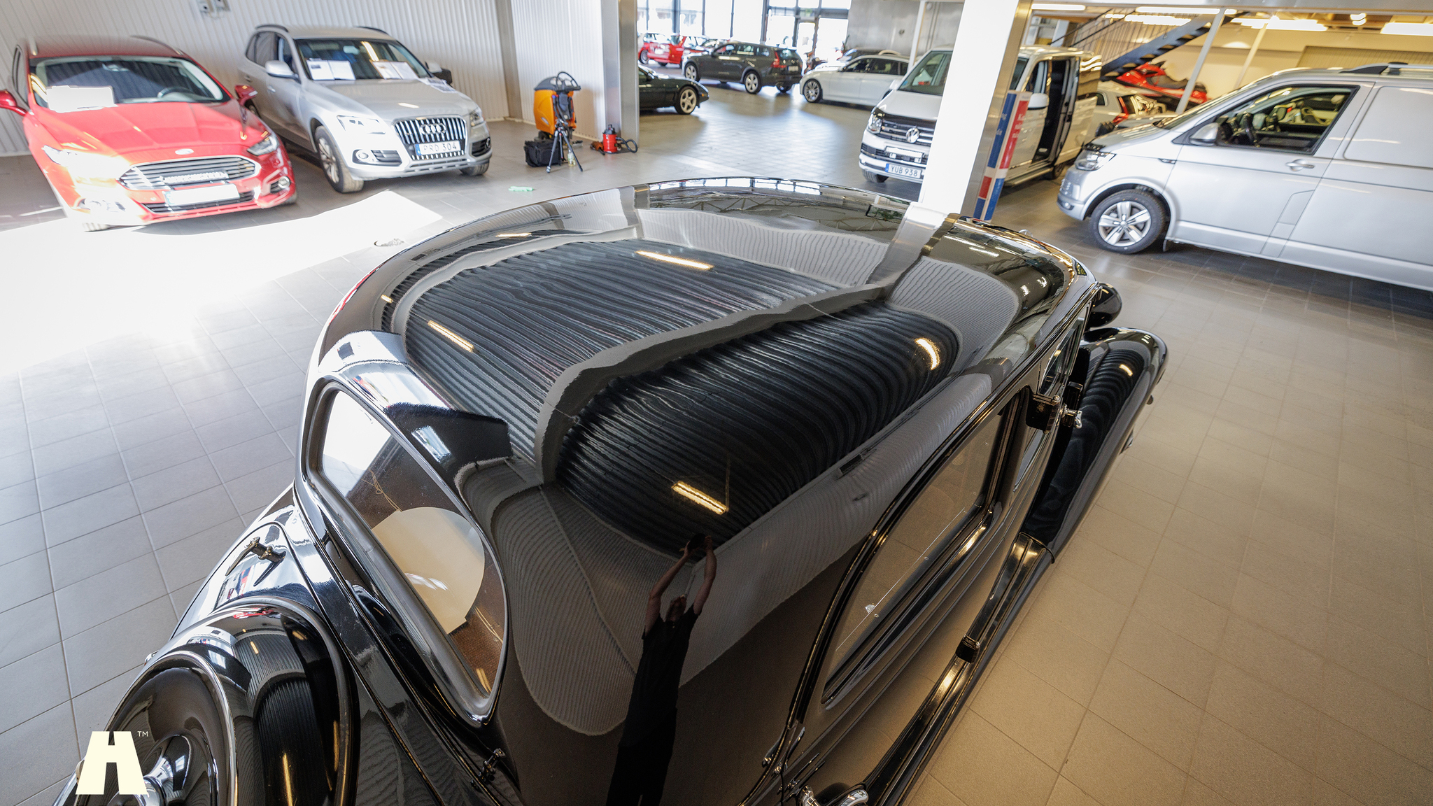 Exteriörbild på 1950 Mercedes Benz 170 va (40)