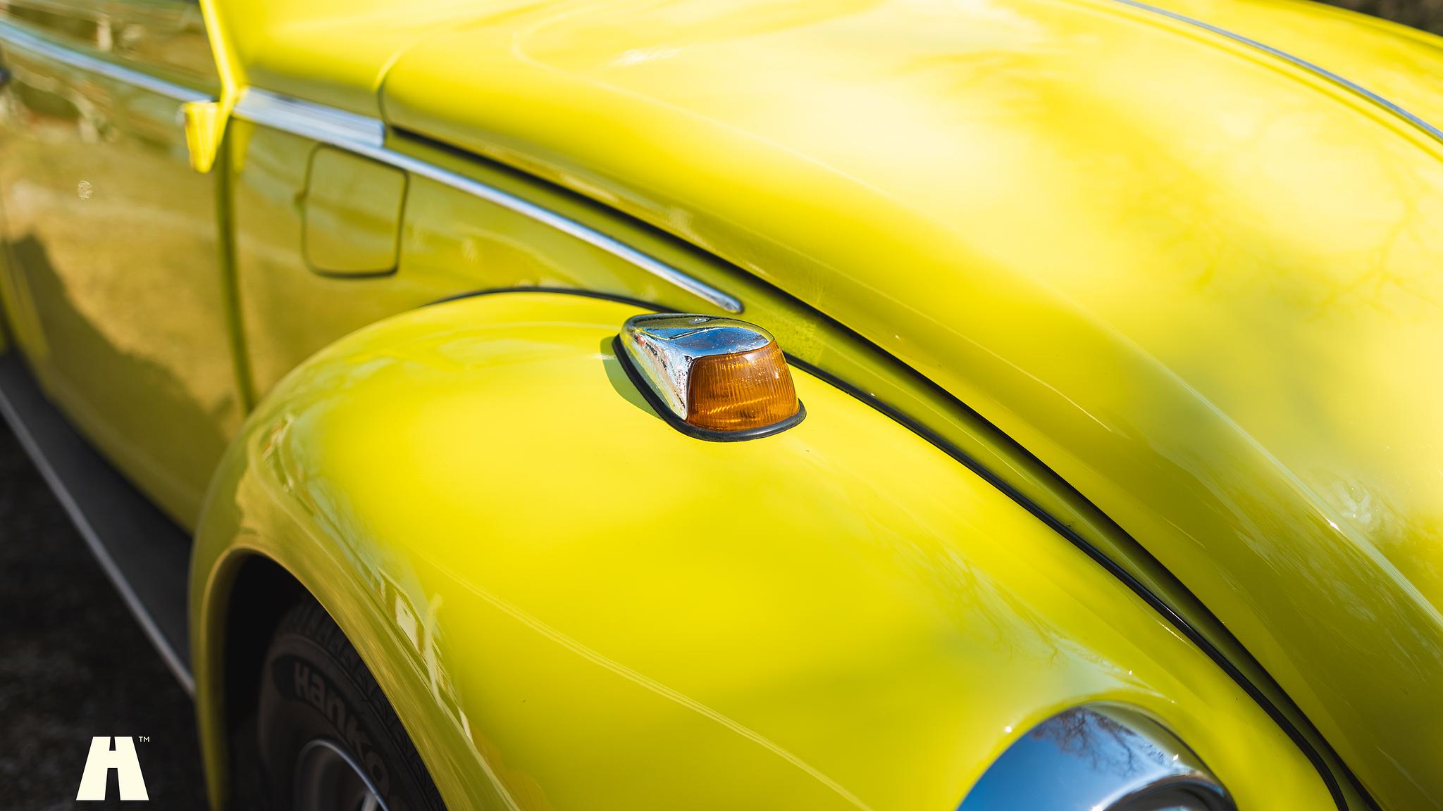 Exteriörbild på 1974 Volkswagen Bubbla 1303LS Cabriolet Svensksåld 