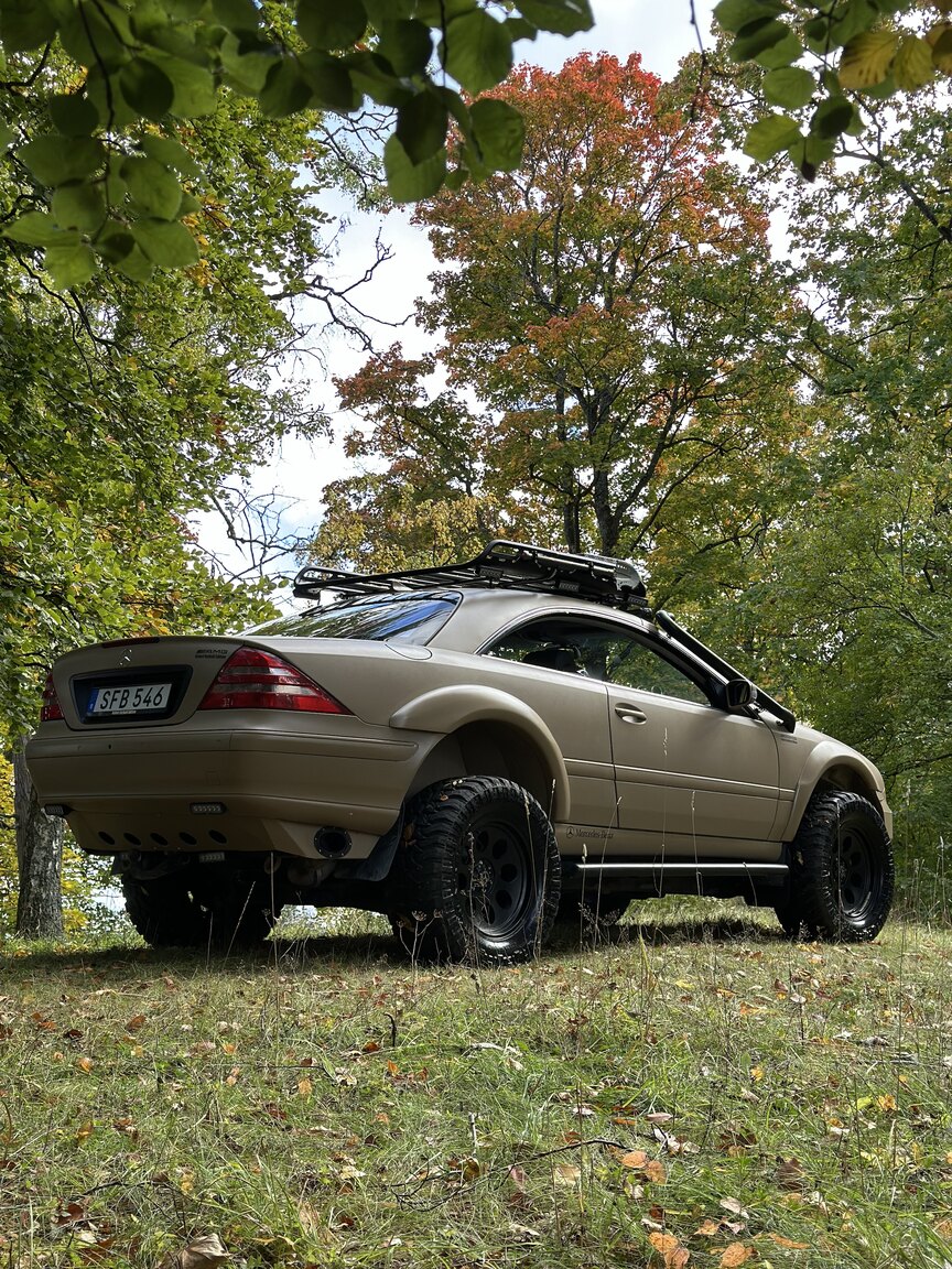 Exterior image of 2001 Mercedes-Benz CL600/ML 55 AMG