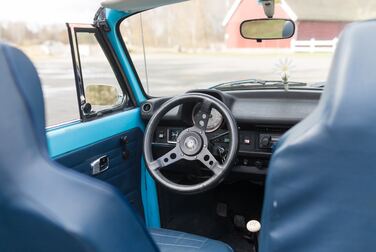 Interiörbild 1974 VW 1303 LS CAB