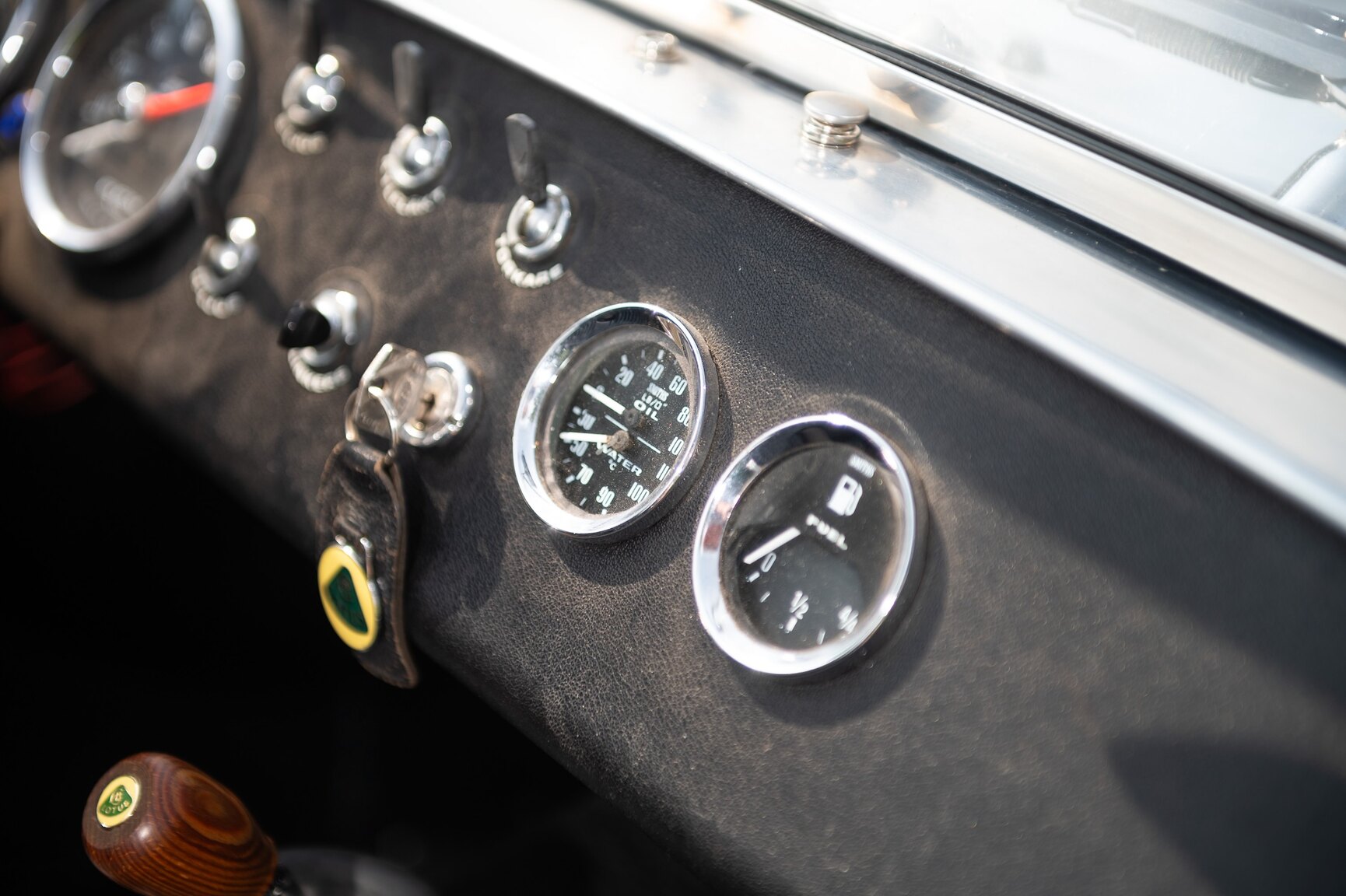 Innenraumfoto von 1969 Lotus Super Seven