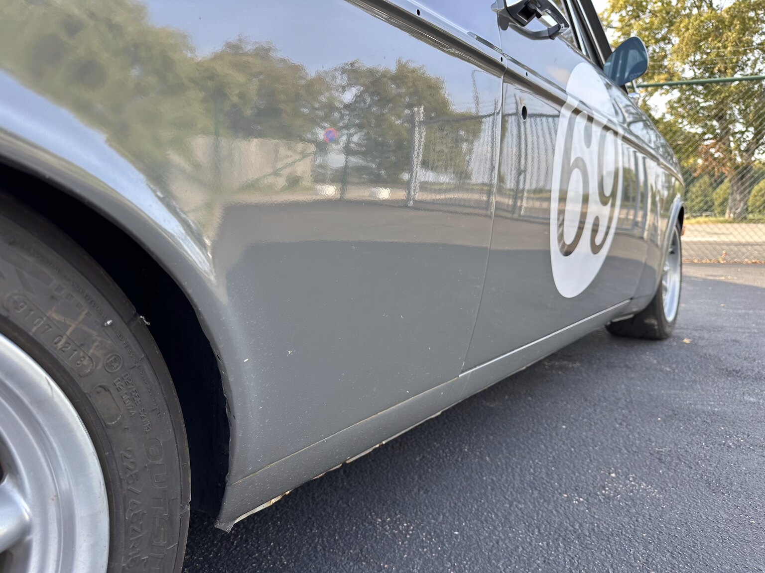 Exterior image of 1969 Volvo 142 race car