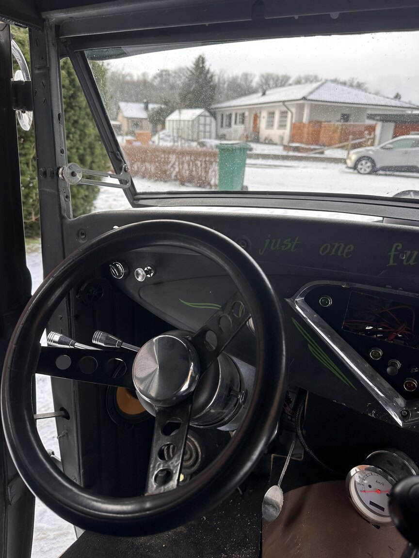 Interior image of 1929 Ford A "HotRod"