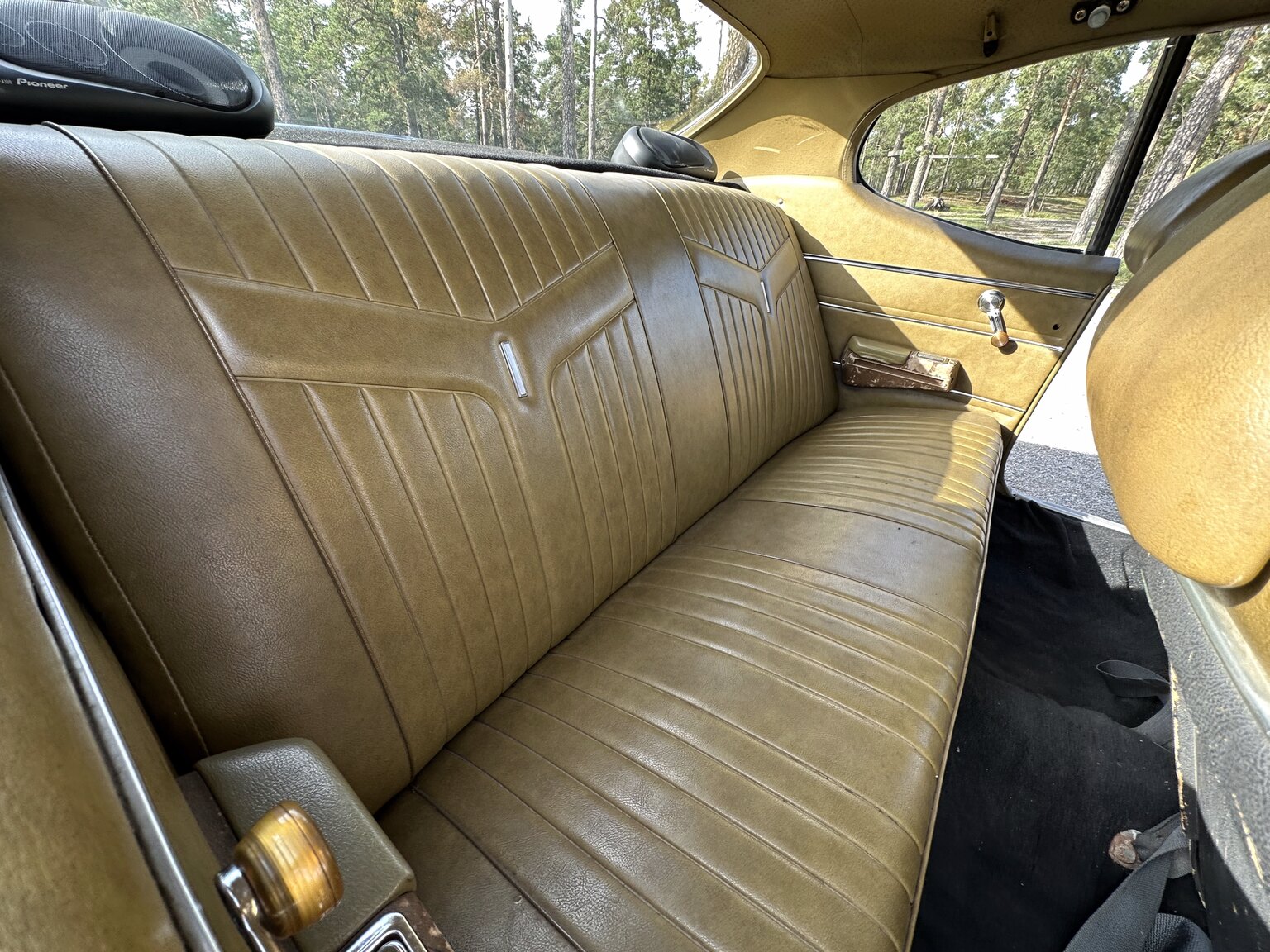 Interiörbild 1969 Pontiac GTO 406cid 