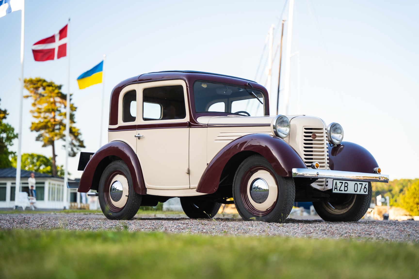 Exteriörbild på 1938 American Bantam Model 30 Coupé