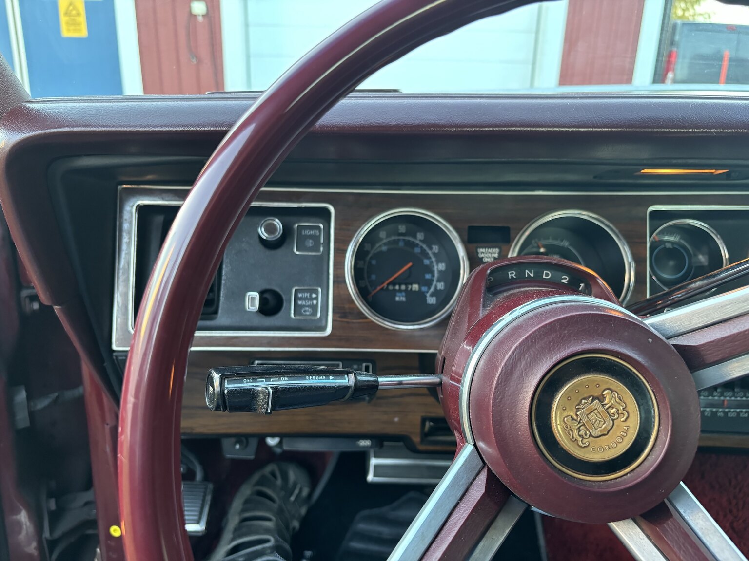Interior image of 1976 Chrysler Cordoba