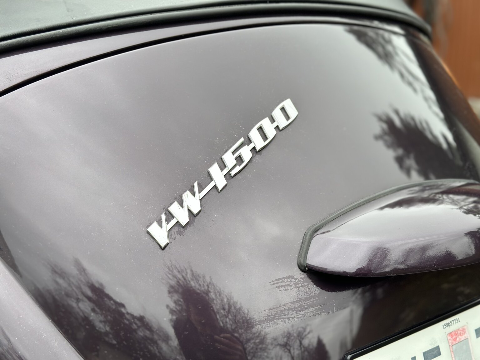 Exteriörbild på 1968 Volkswagen Beetle 1500 Cabriolet