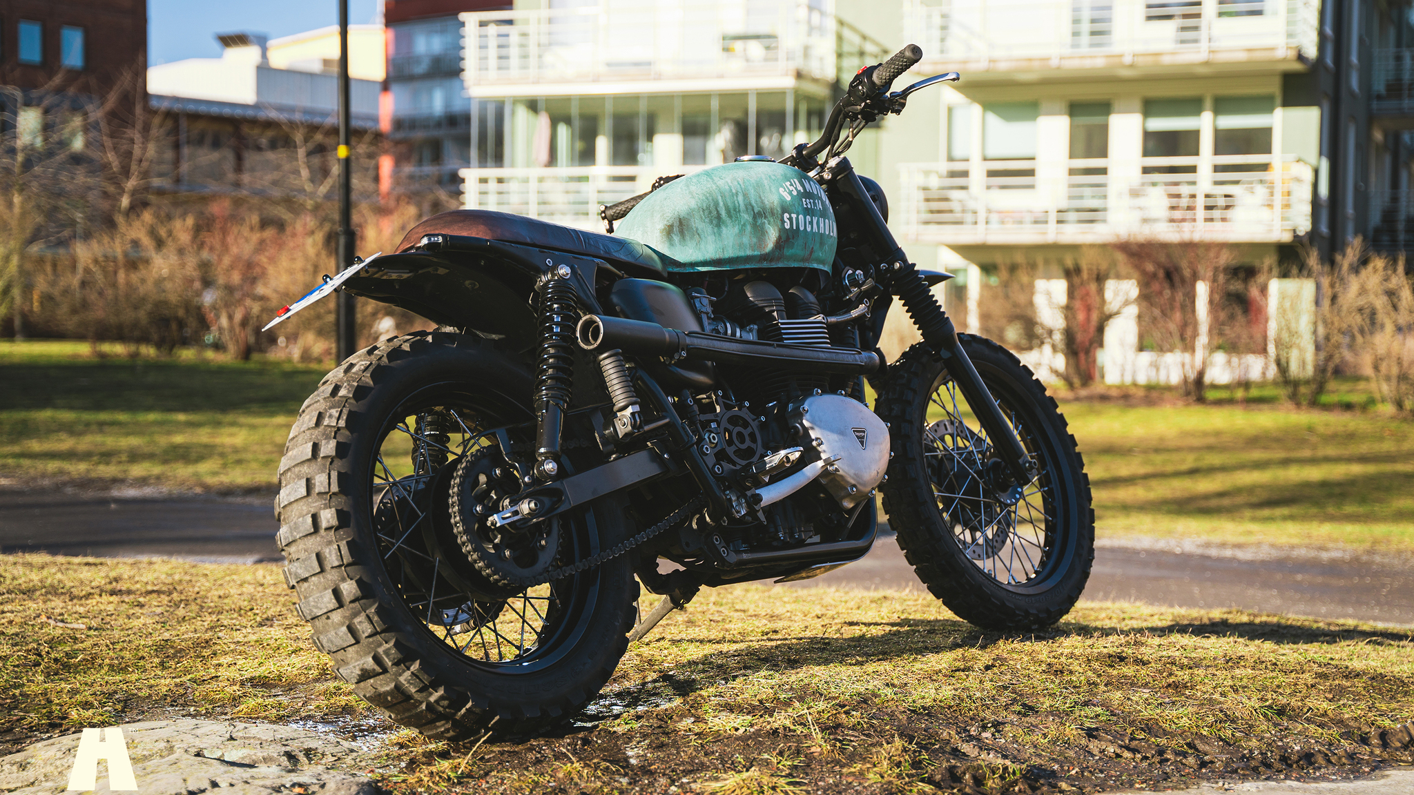 Aussenfoto 2010 Triumph Bonneville T100 "Scrambler"