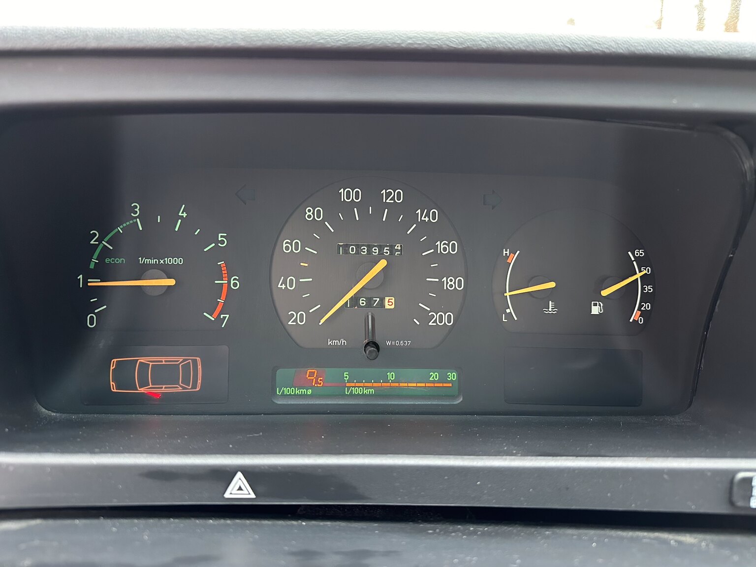 Innenraumfoto von 1988 SAAB 9000i