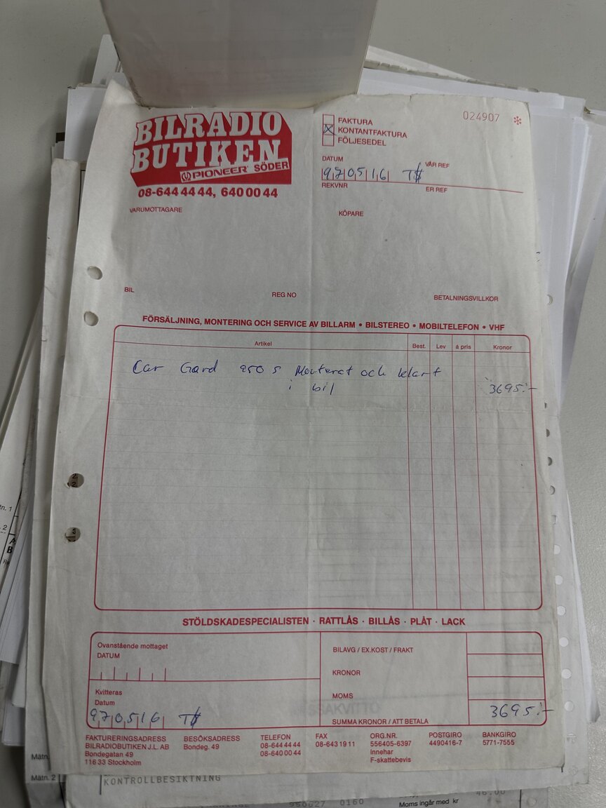 Documentation for 1973 Porsche 911 SFRO